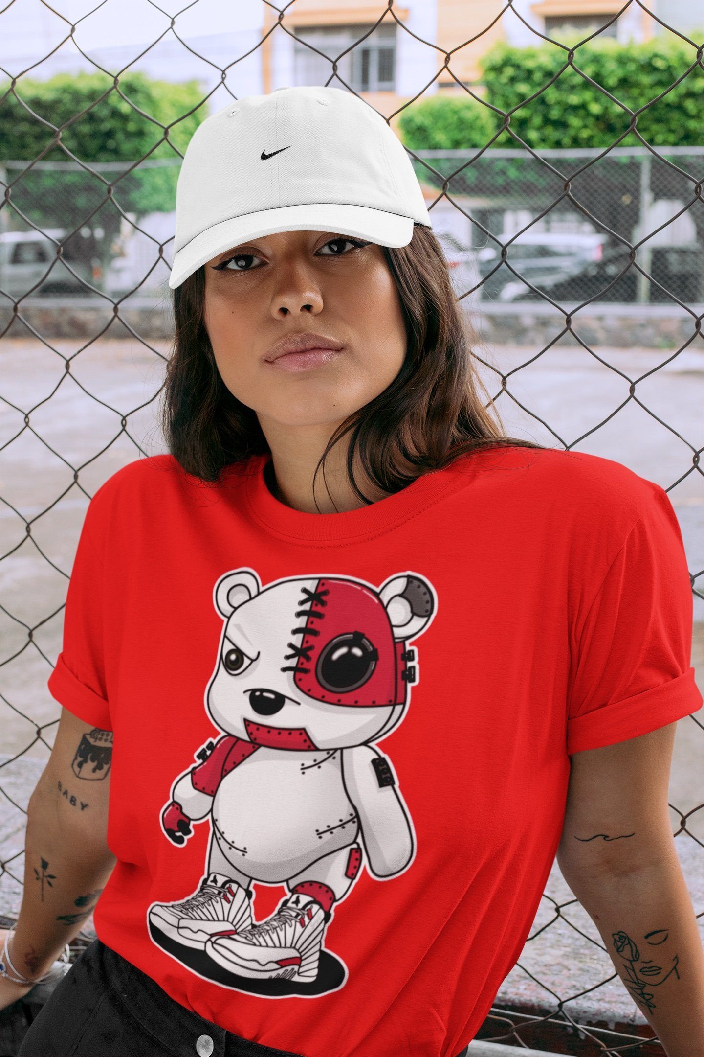 Cyborg Bear Unisex Tops - Air Jordan 12 Twist