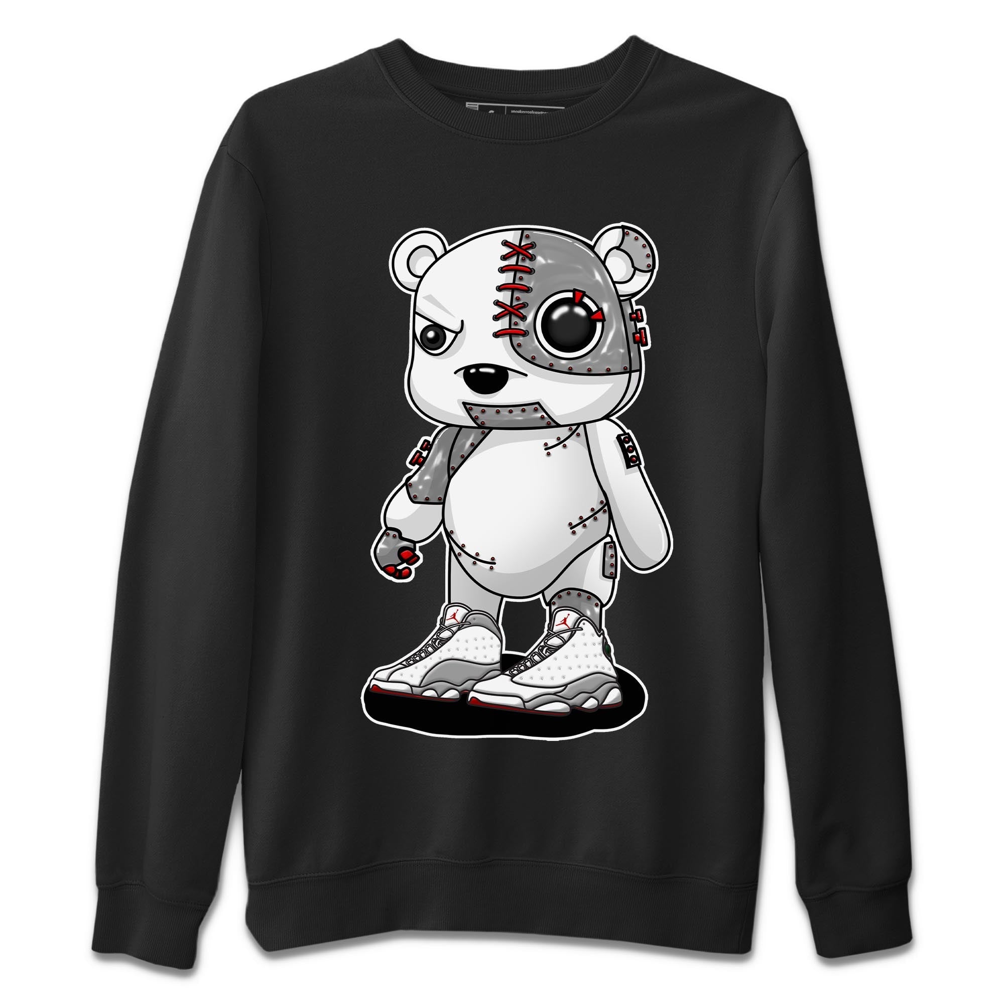 Cyborg Bear Unisex Tops - Air Jordan 13 Wolf Grey