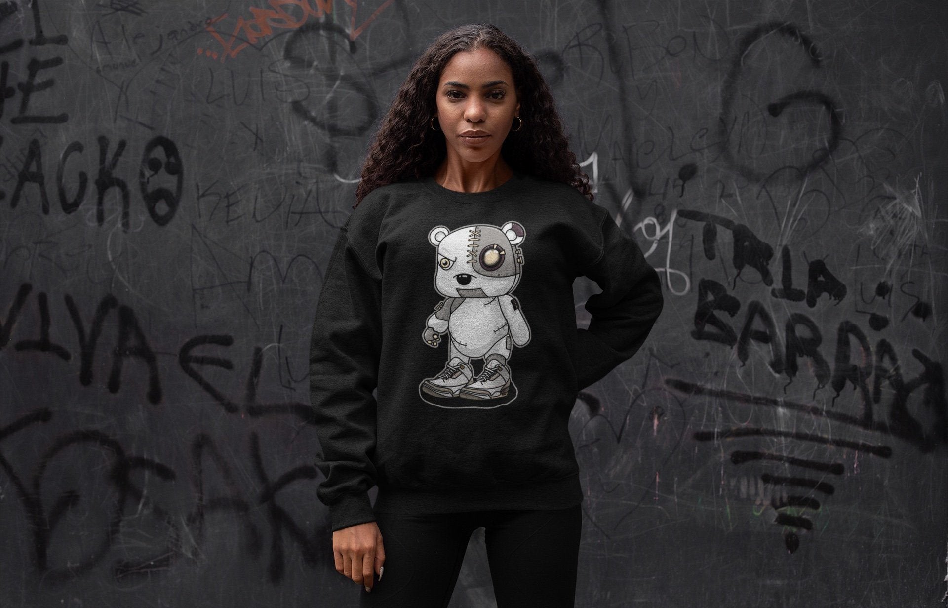 Cyborg Bear Unisex Tops - Air Jordan 3 A Ma Maniere