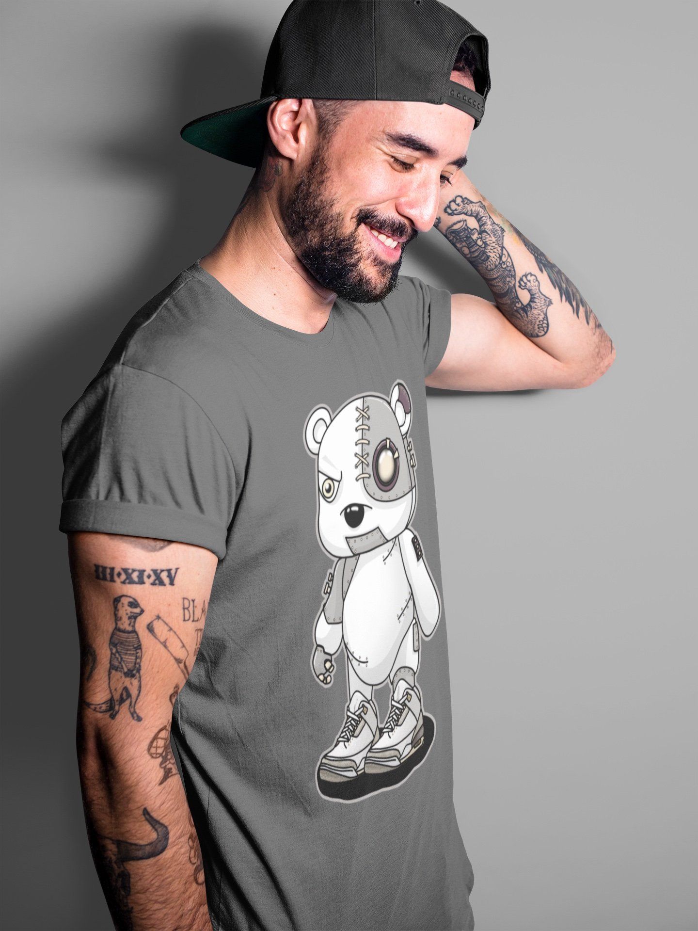 Cyborg Bear Unisex Tops - Air Jordan 3 A Ma Maniere