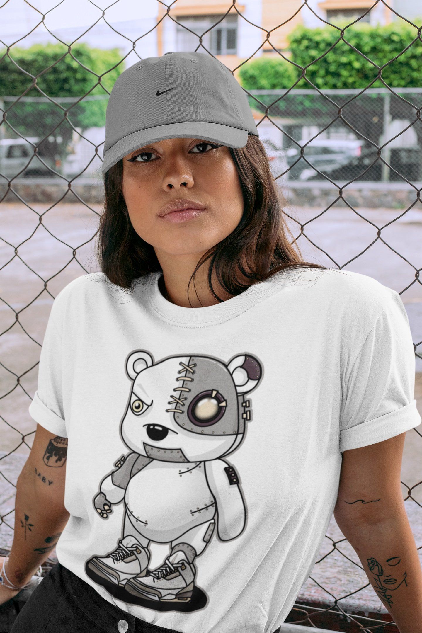 Cyborg Bear Unisex Tops - Air Jordan 3 A Ma Maniere