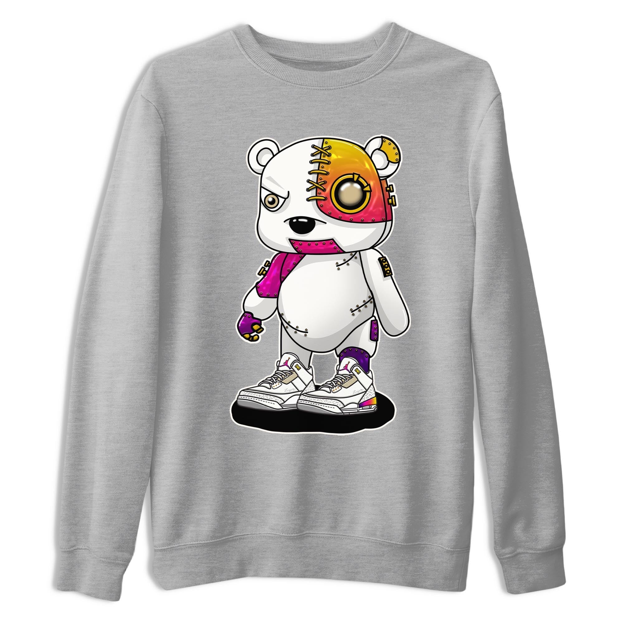 Cyborg Bear snkmatch Tee - Air Jordan 3 J Balvin