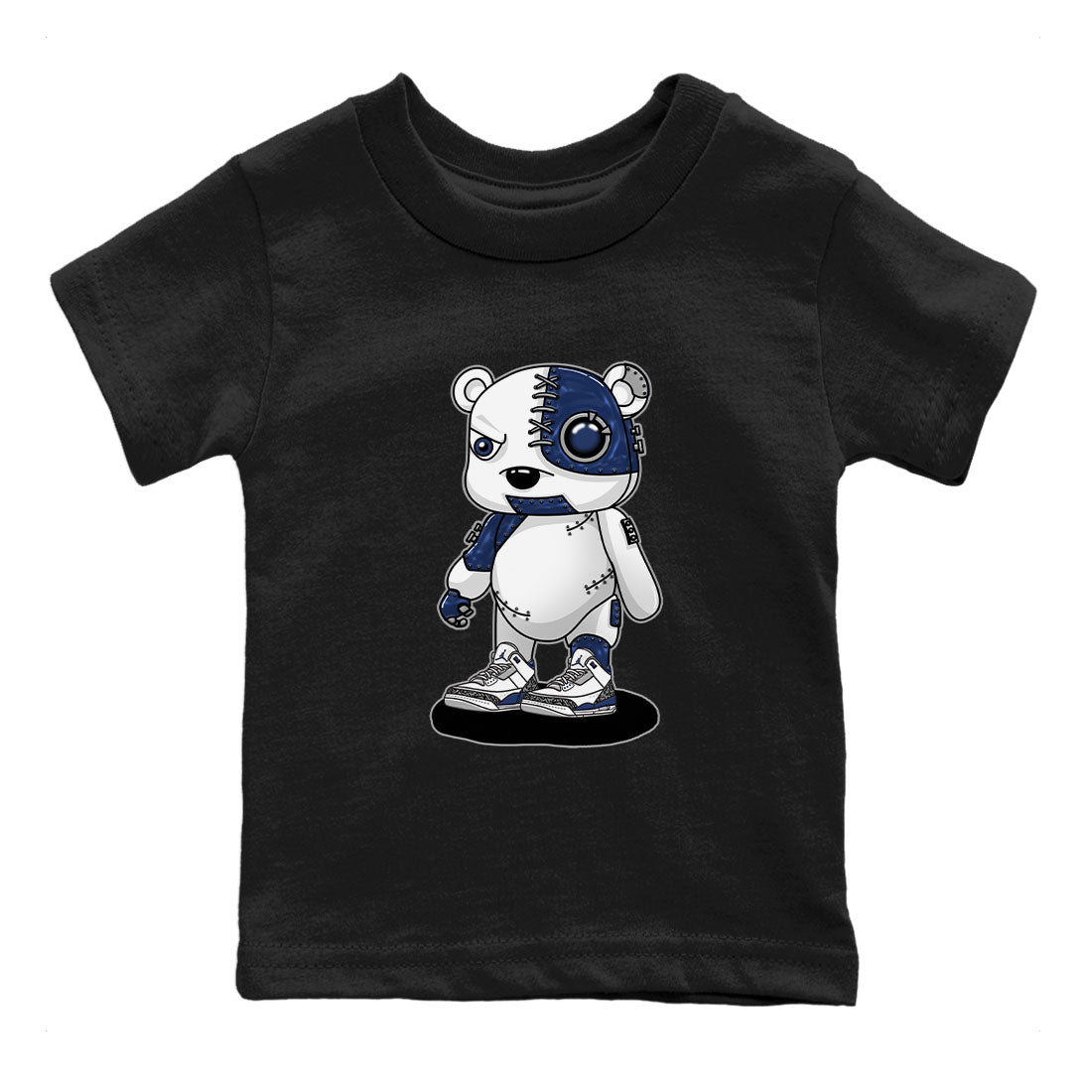 Cyborg Bear snkmatch Tees Kids - Air Jordan 3 Midnight Navy 2023