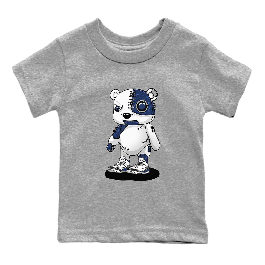 Cyborg Bear snkmatch Tees Kids - Air Jordan 3 Midnight Navy 2023