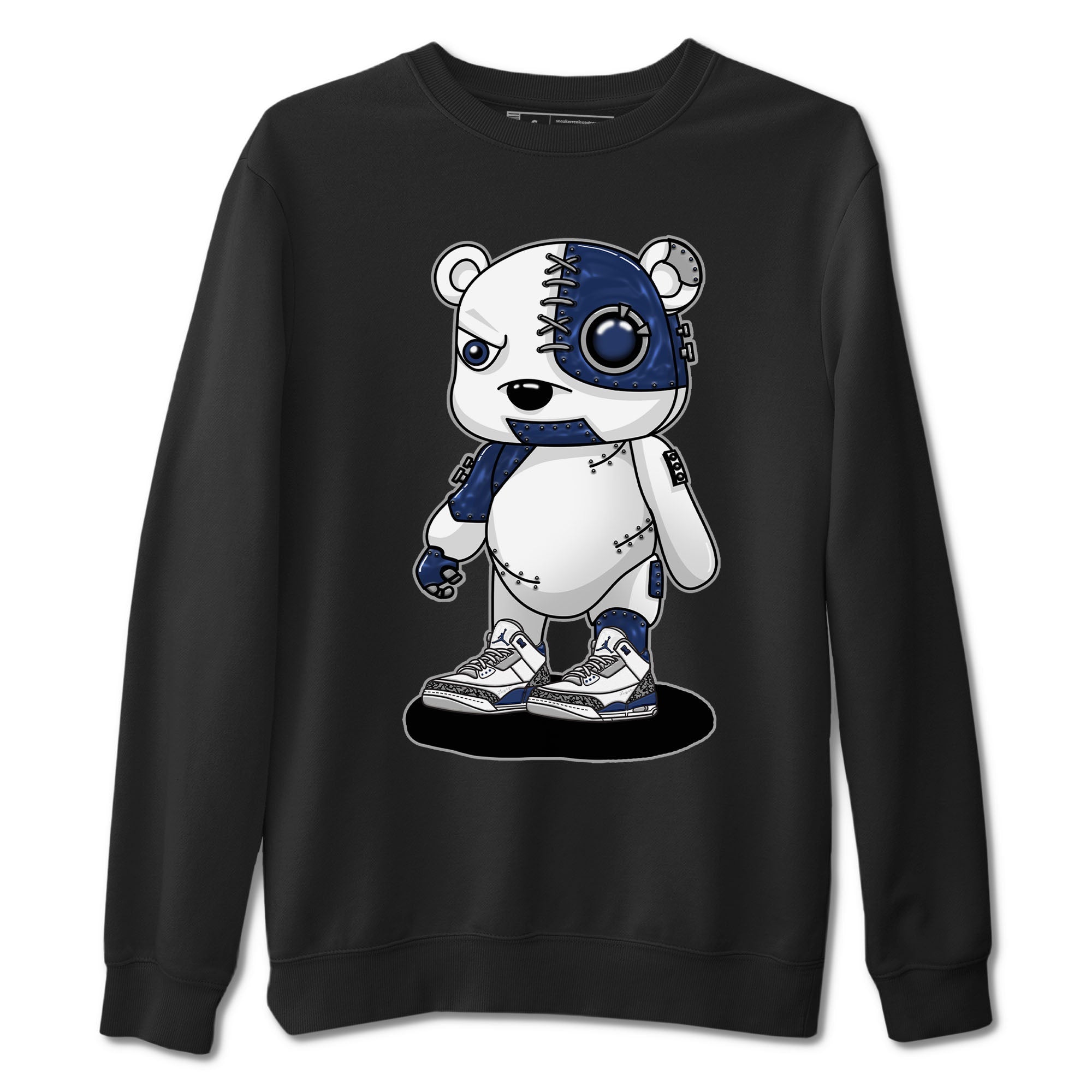 Cyborg Bear snkmatch Tees - Air Jordan 3 Midnight Navy 2023