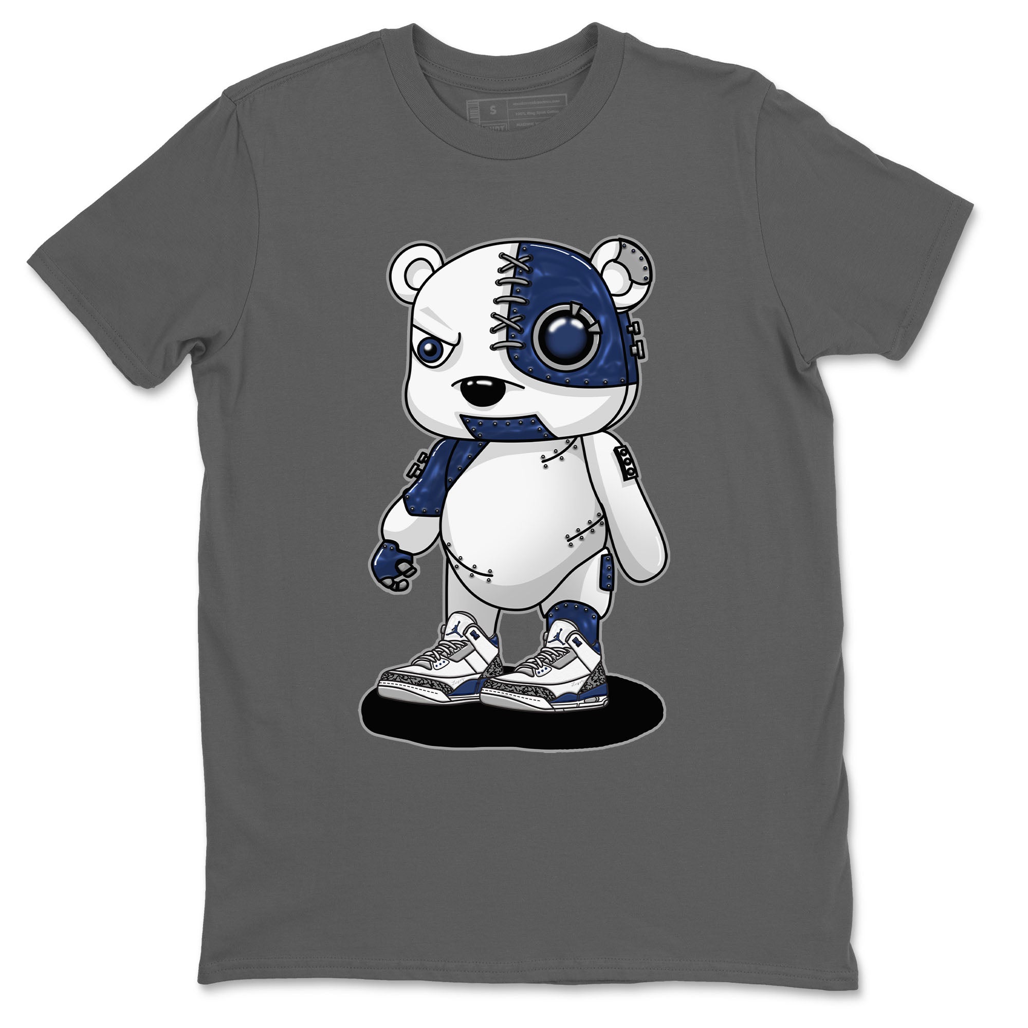 Cyborg Bear snkmatch Tees - Air Jordan 3 Midnight Navy 2023