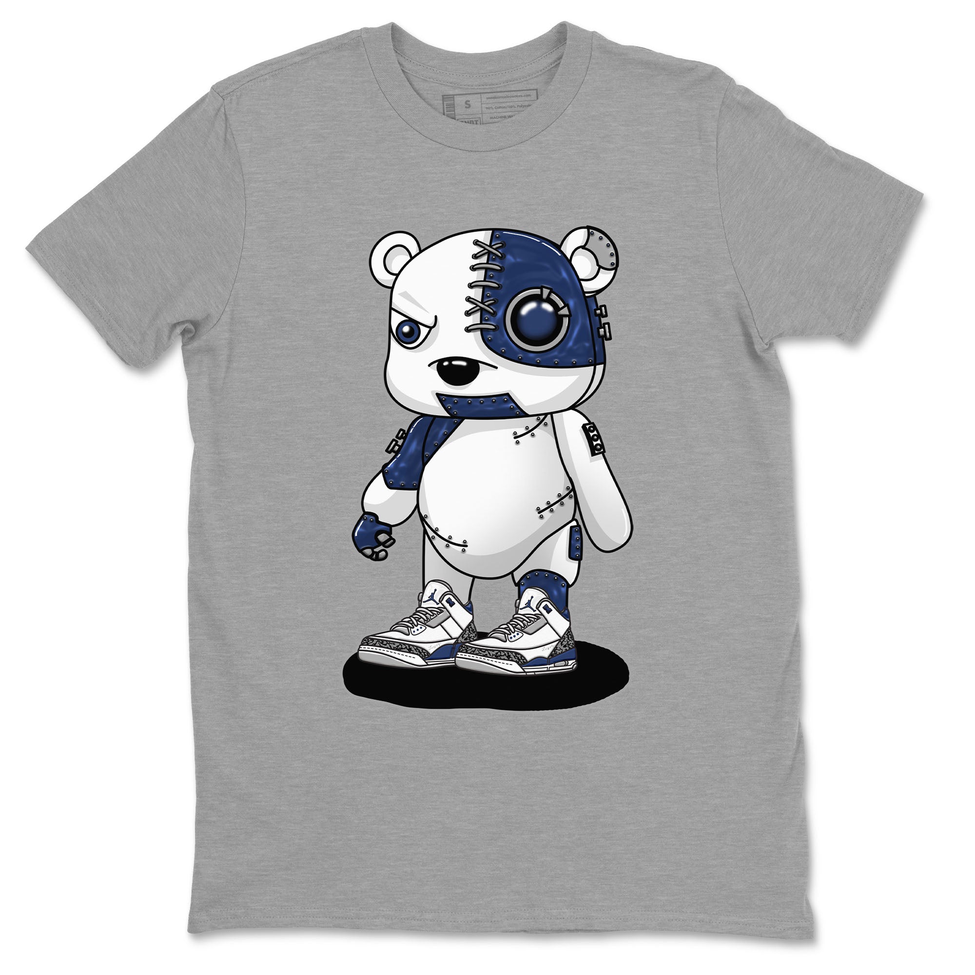 Cyborg Bear snkmatch Tees - Air Jordan 3 Midnight Navy 2023