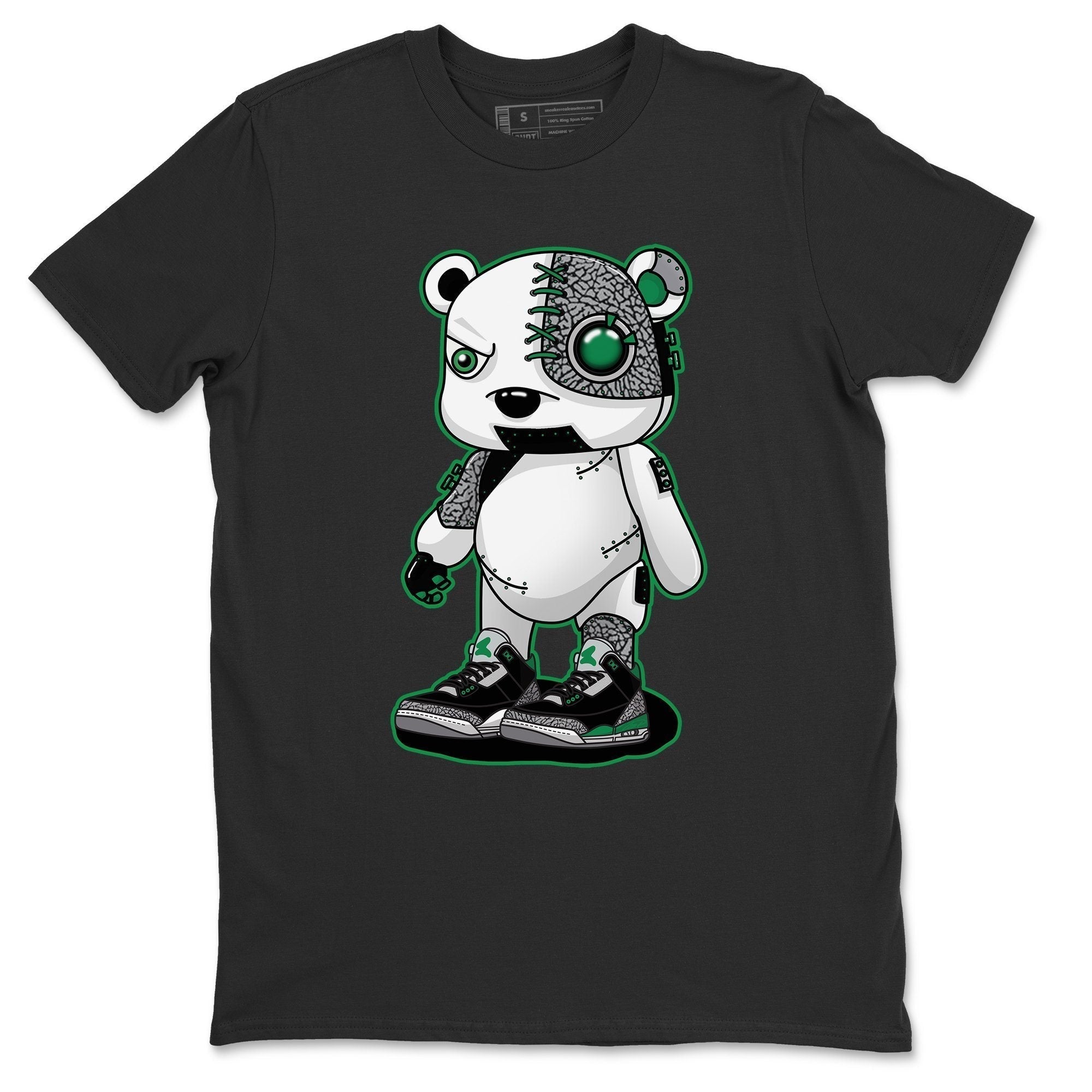 Cyborg Bear Unisex Tops - Air Jordan 3 Pine Green