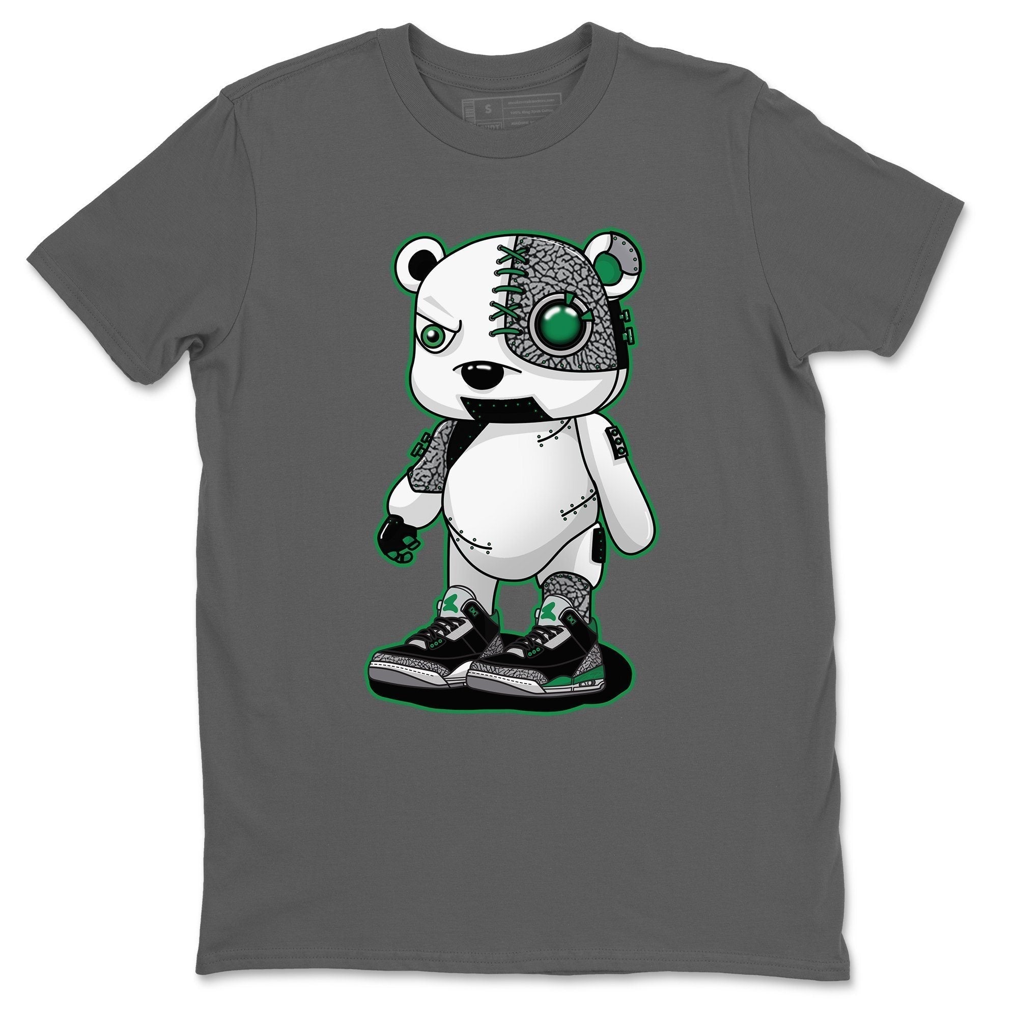 Cyborg Bear Unisex Tops - Air Jordan 3 Pine Green