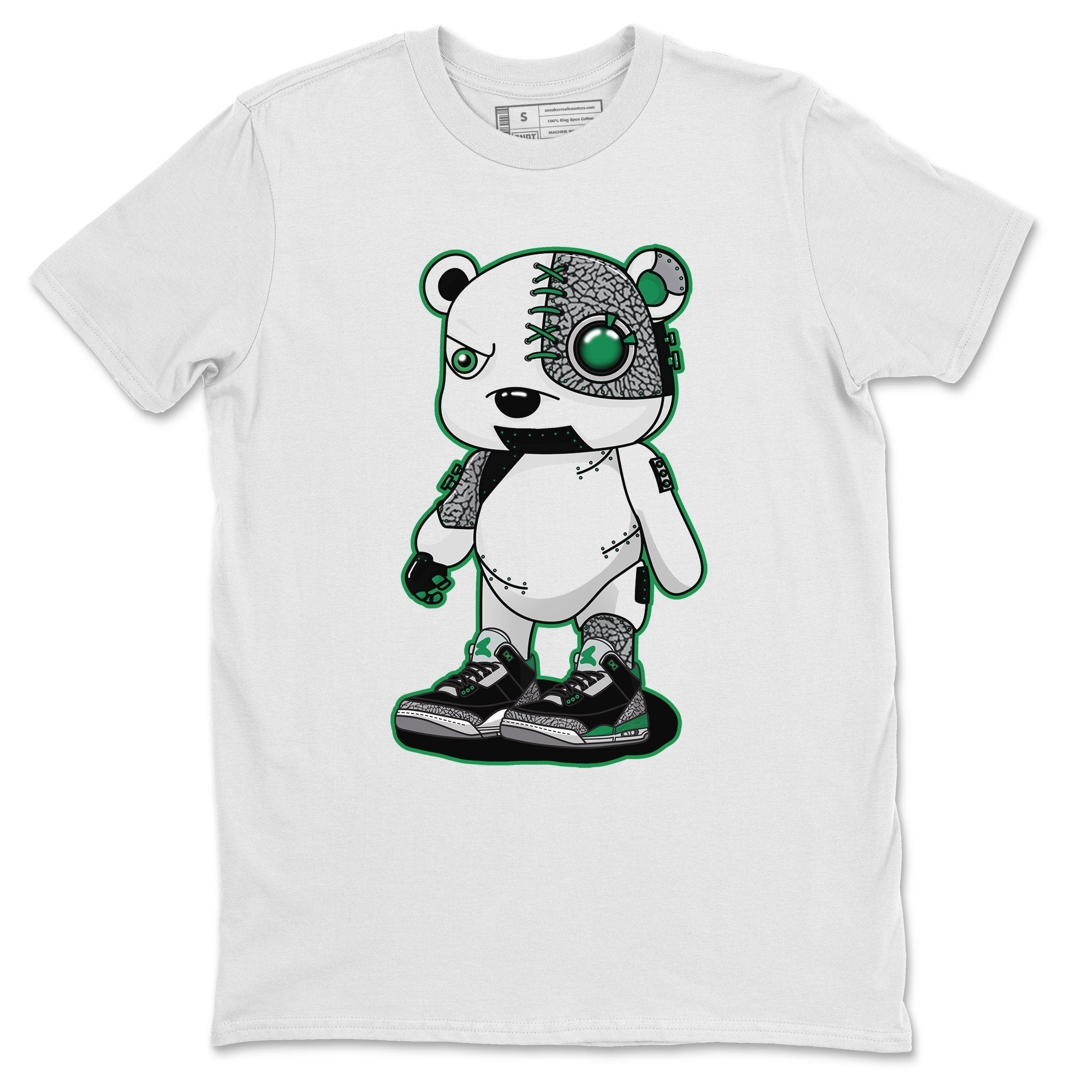 Cyborg Bear Unisex Tops - Air Jordan 3 Pine Green