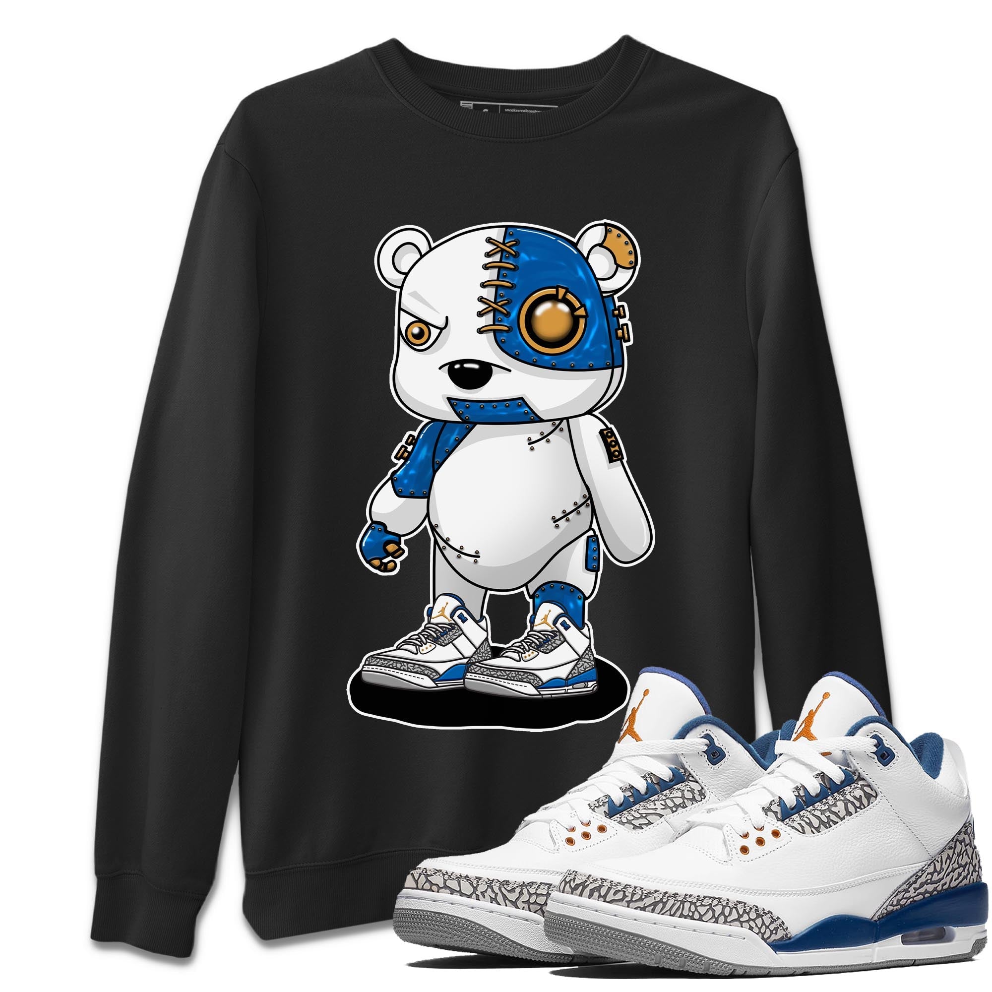 Cyborg Bear Unisex Tops - Air Jordan 3 Wizards