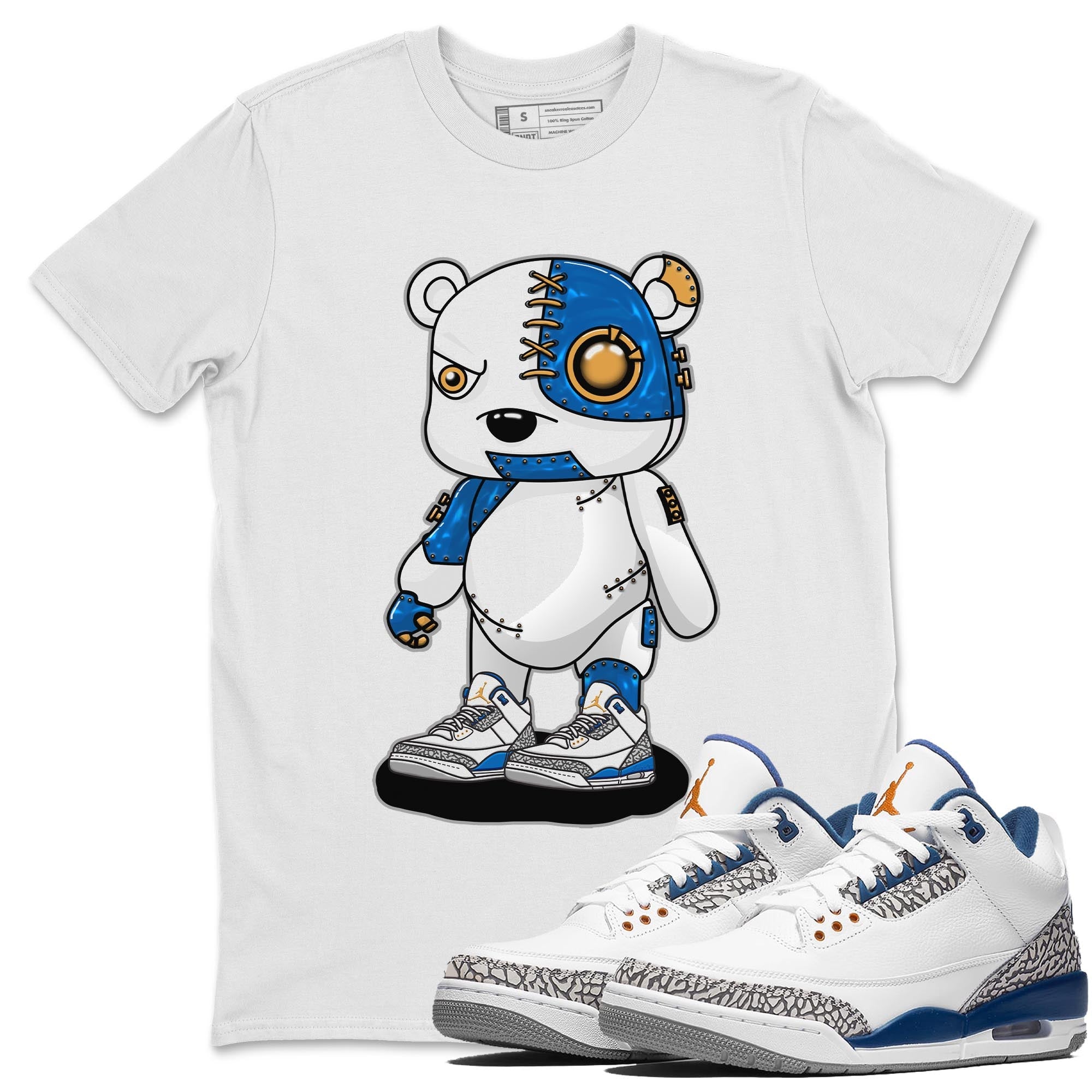 Cyborg Bear Unisex Tops - Air Jordan 3 Wizards