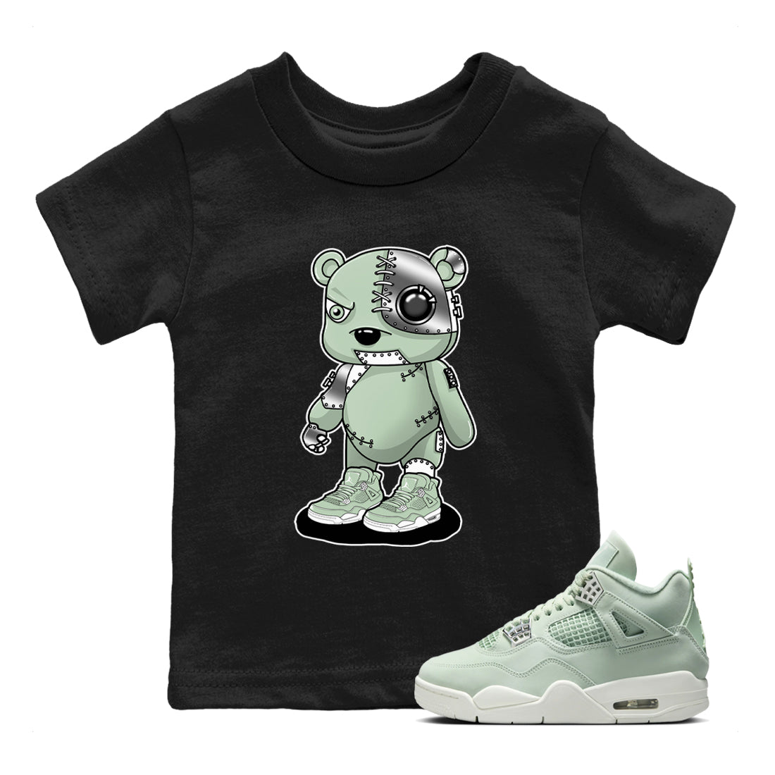 Cyborg Bear snkmatch Tees Kids - Air Jordan 4 Abundance