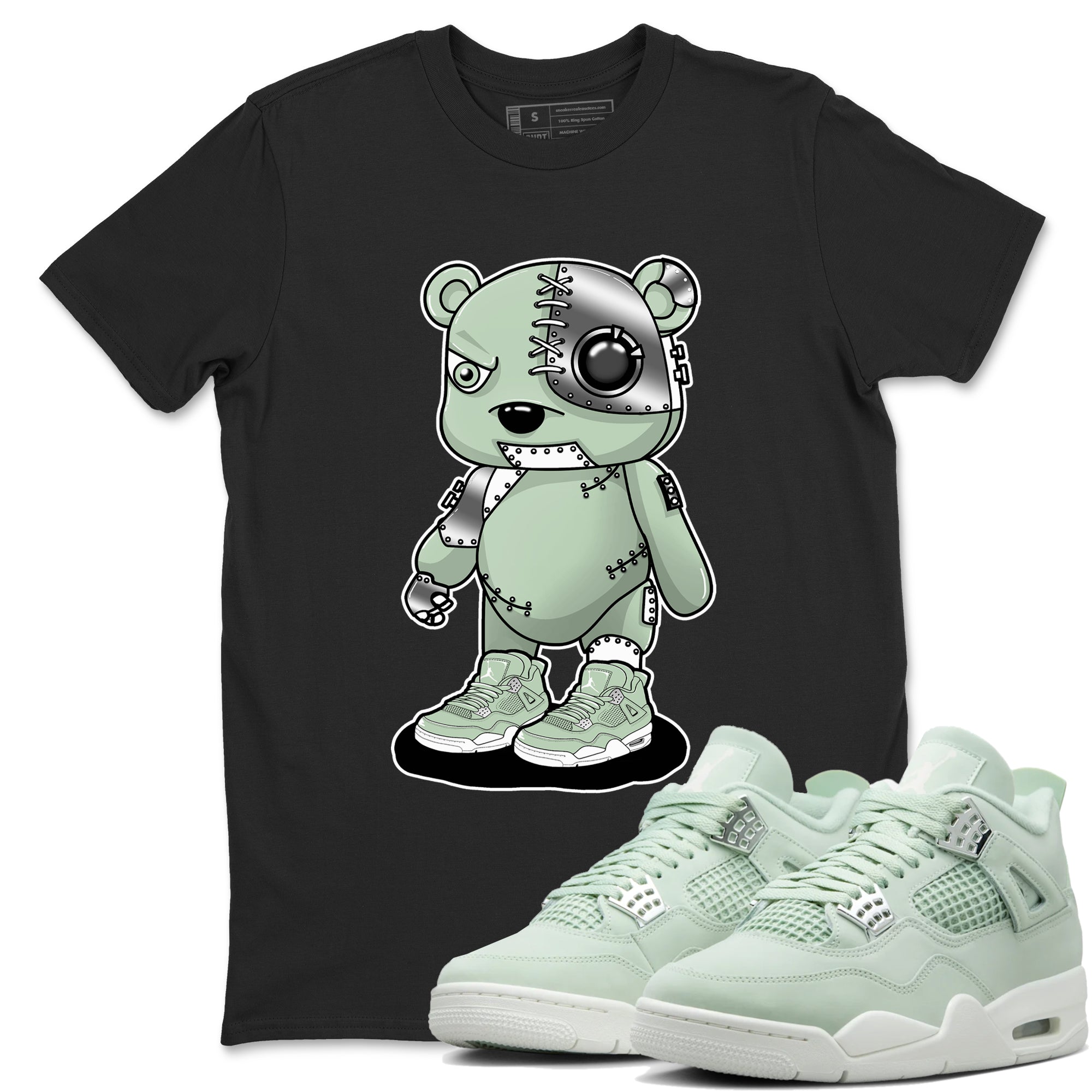 Cyborg Bear snkmatch Tees - Air Jordan 4 Abundance