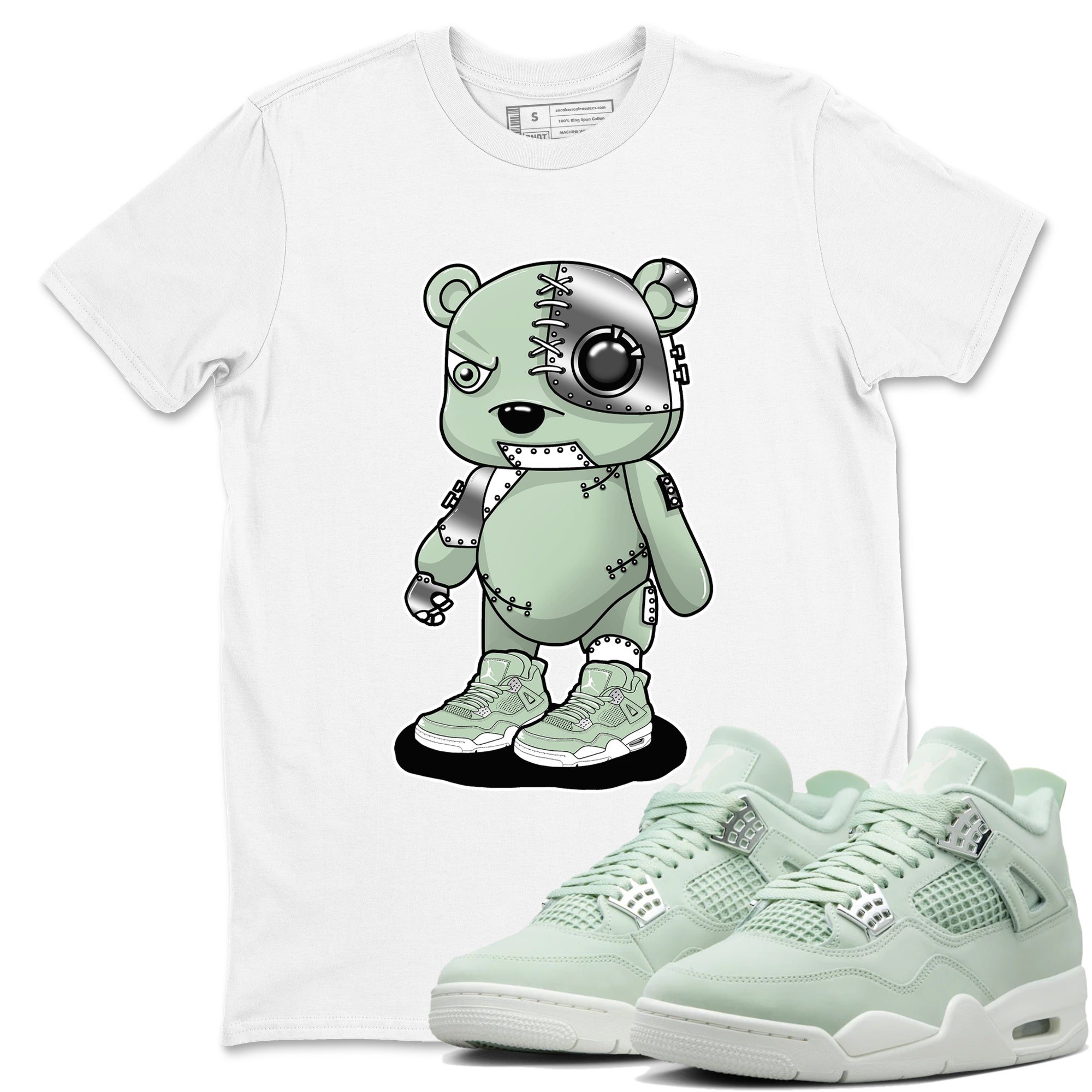 Cyborg Bear snkmatch Tees - Air Jordan 4 Abundance