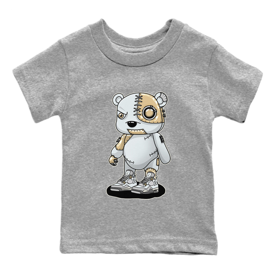 Cyborg Bear Kids Tops - Air Jordan 4 Craft