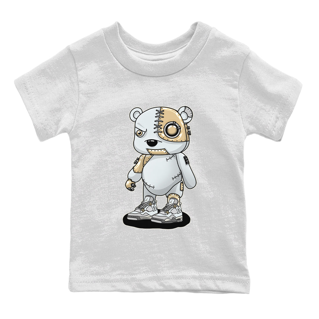 Cyborg Bear Kids Tops - Air Jordan 4 Craft