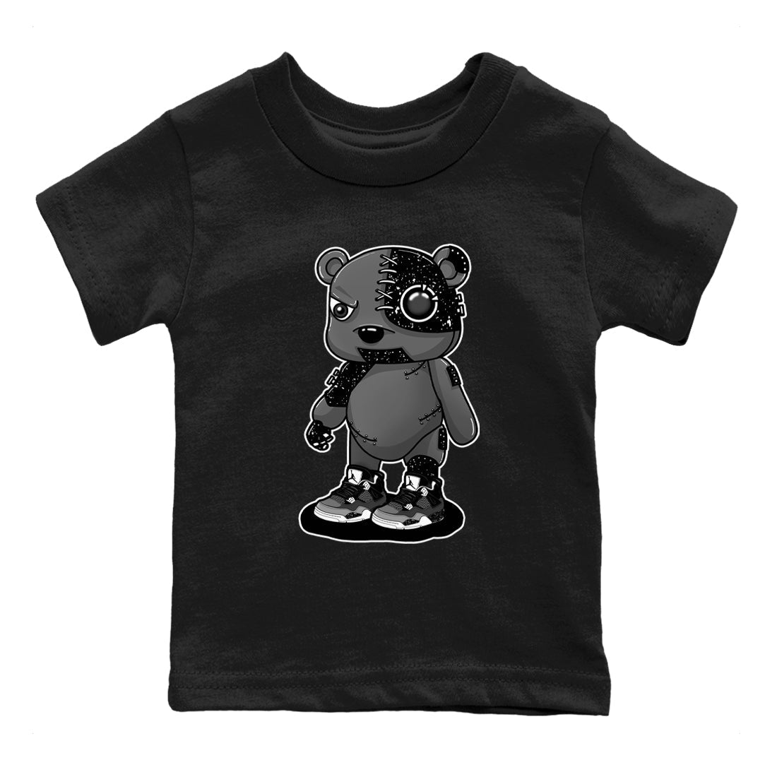 Cyborg Bear snkmatch Tees Kids - Air Jordan 4 Fear