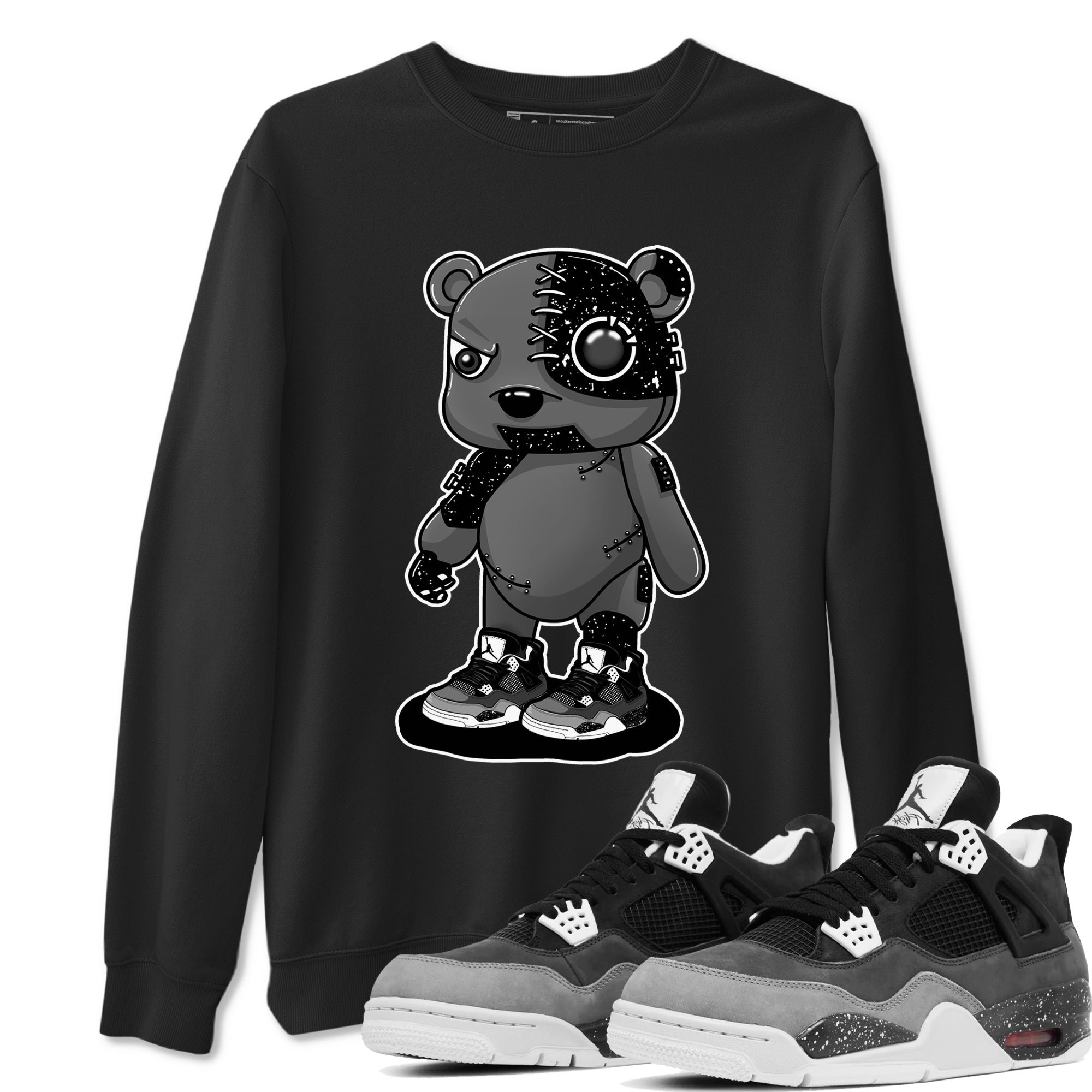 Cyborg Bear snkmatch Tees - Air Jordan 4 Fear