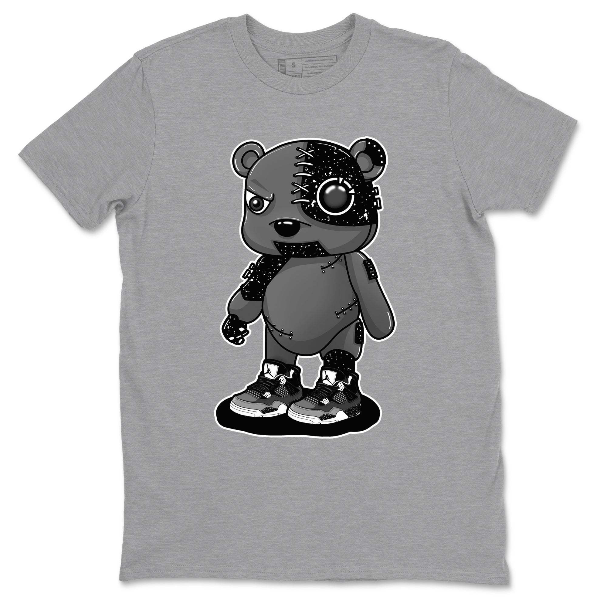 Cyborg Bear snkmatch Tees - Air Jordan 4 Fear