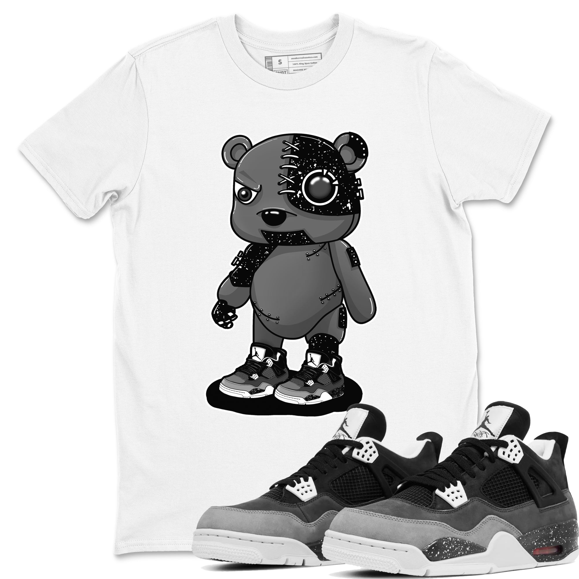 Cyborg Bear snkmatch Tees - Air Jordan 4 Fear