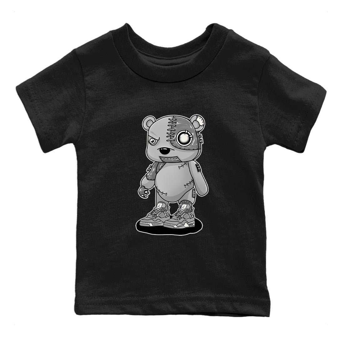 Cyborg Bear snkmatch Tee Kids - Air Jordan 4 Frozen Moments