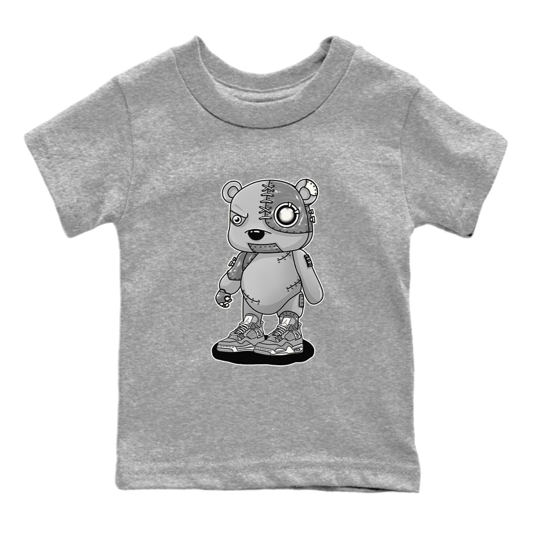 Cyborg Bear snkmatch Tee Kids - Air Jordan 4 Frozen Moments
