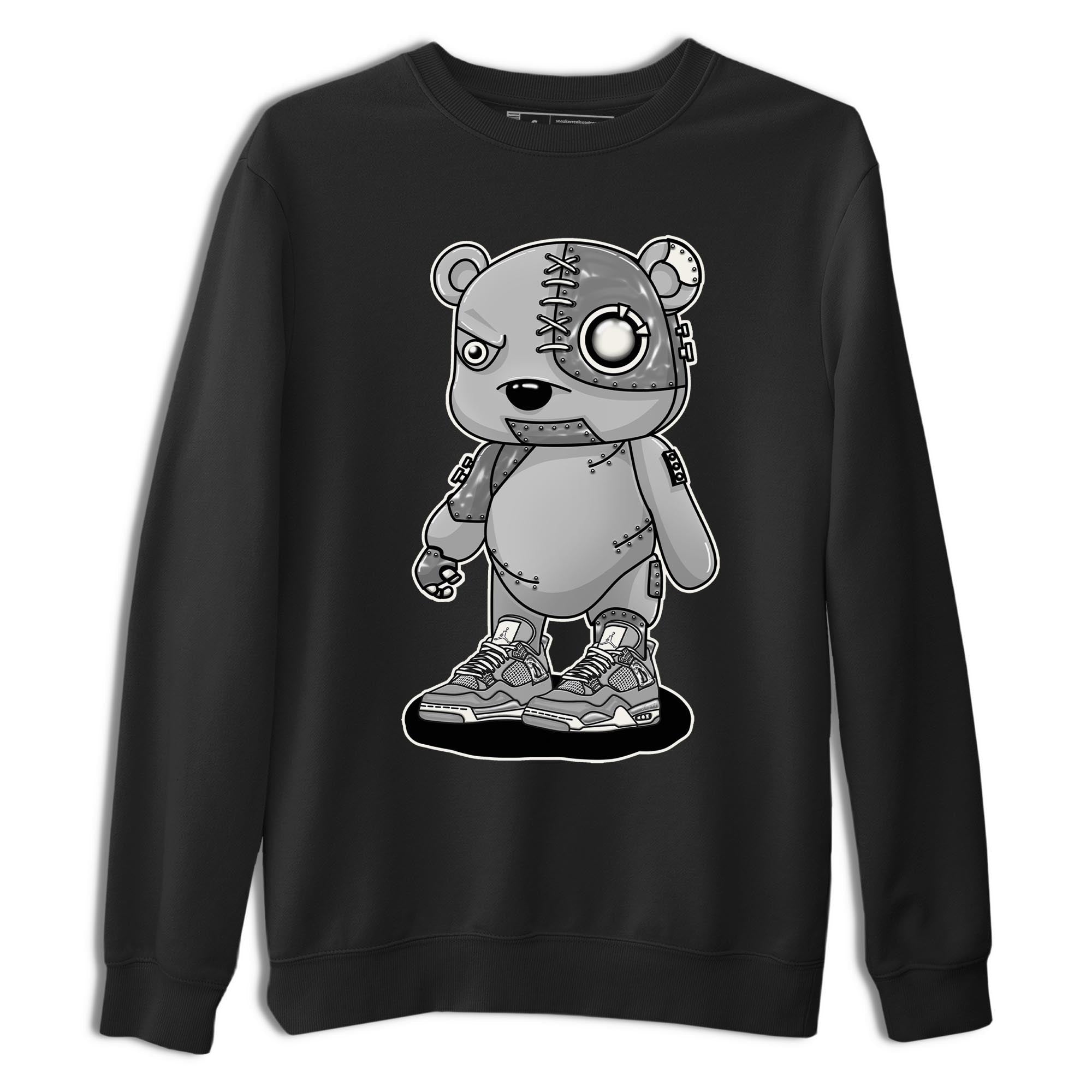 Cyborg Bear snkmatch Tee - Air Jordan 4 Frozen Moments