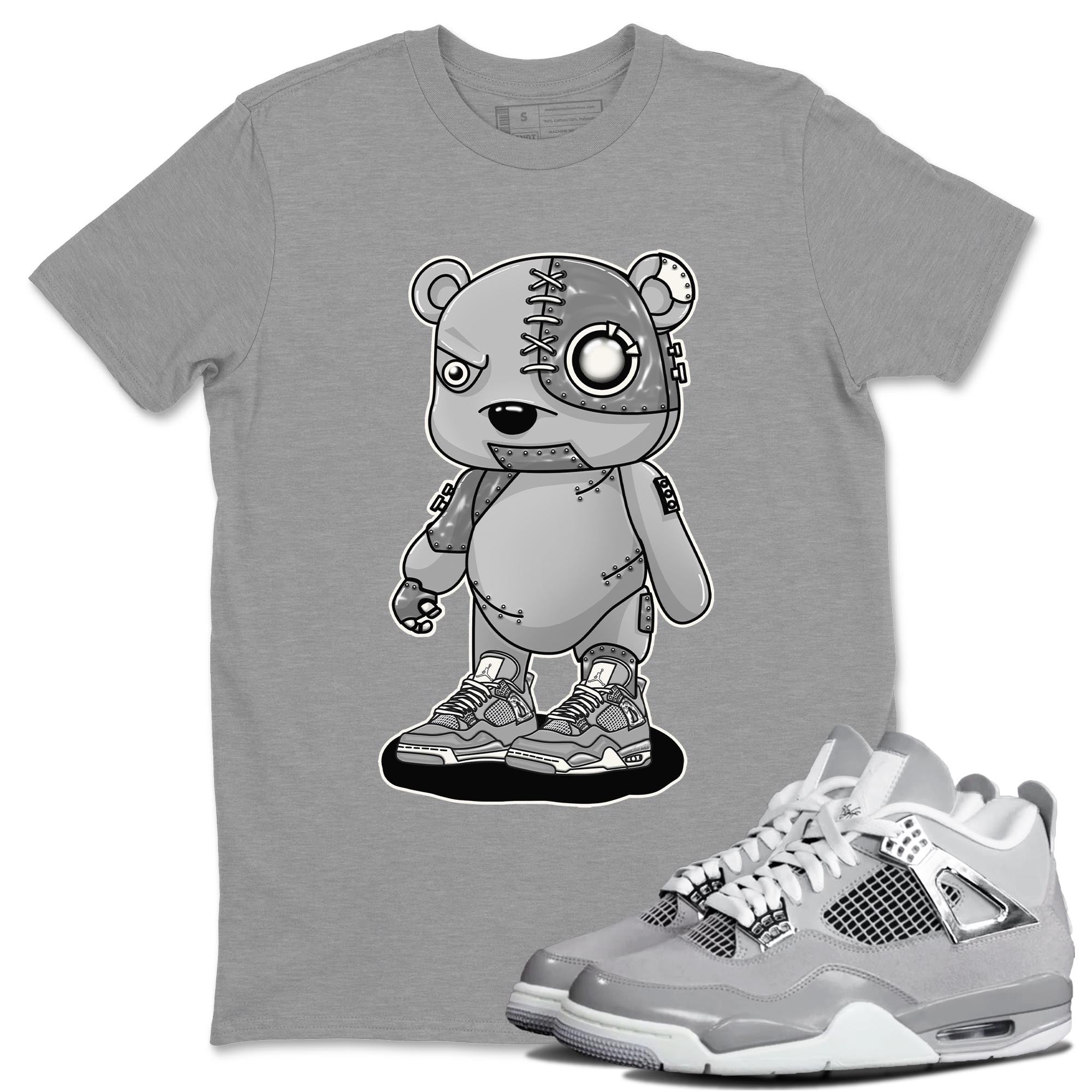 Cyborg Bear snkmatch Tee - Air Jordan 4 Frozen Moments