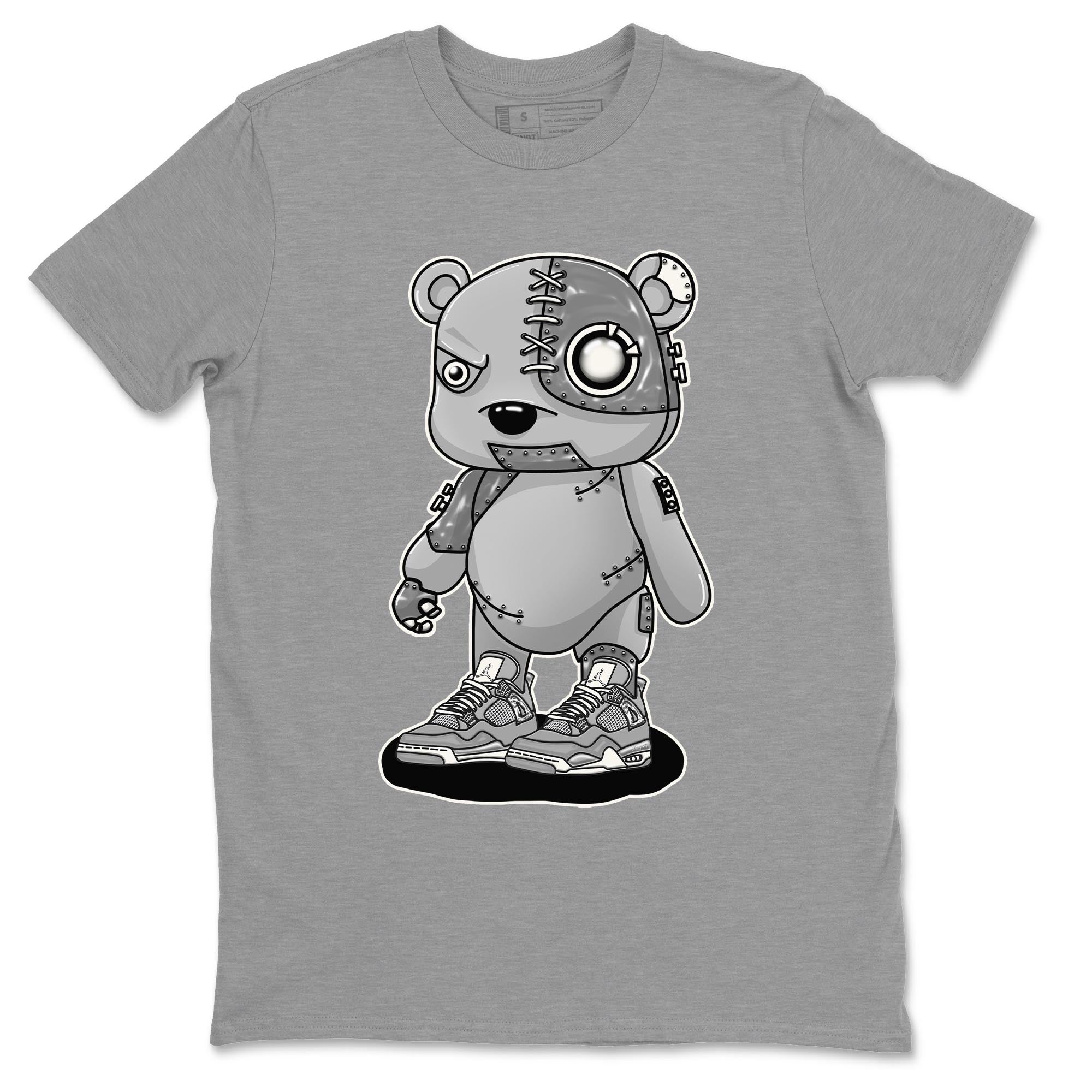 Cyborg Bear snkmatch Tee - Air Jordan 4 Frozen Moments