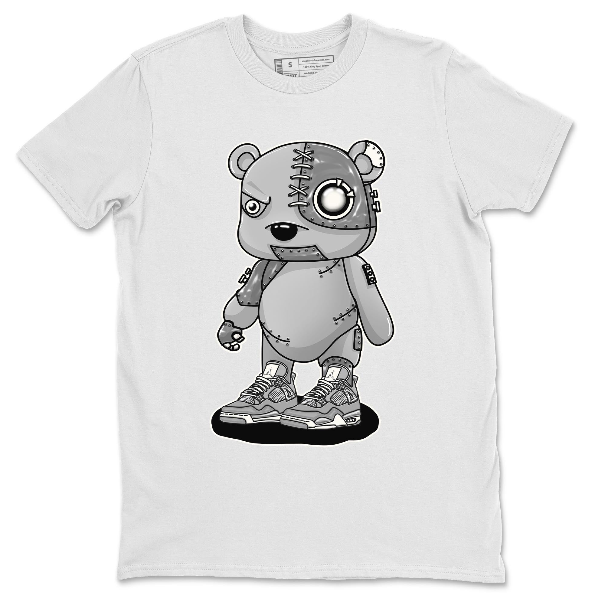 Cyborg Bear snkmatch Tee - Air Jordan 4 Frozen Moments