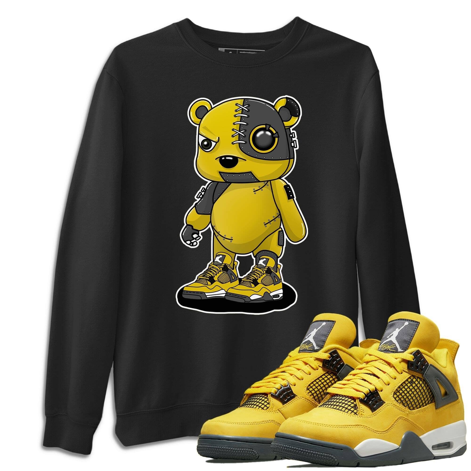 Cyborg Bear Unisex Tops - Air Jordan 4 Lightning
