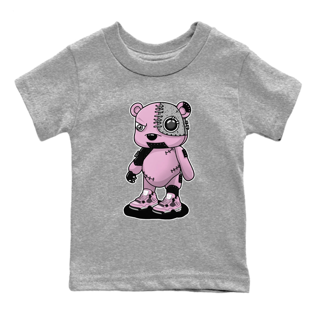 Cyborg Bear snkmatch Tees Kids - Air Jordan 4 Orchid