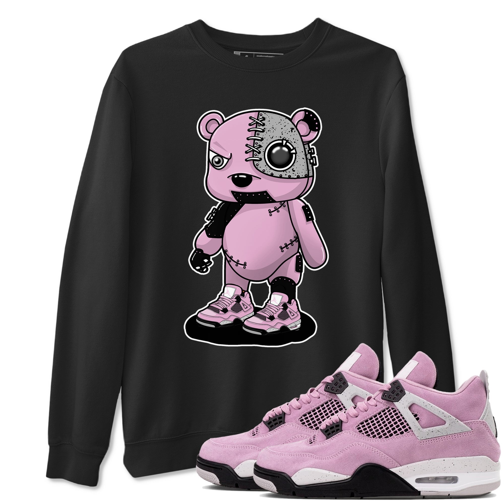 Cyborg Bear snkmatch Tees - Air Jordan 4 Orchid