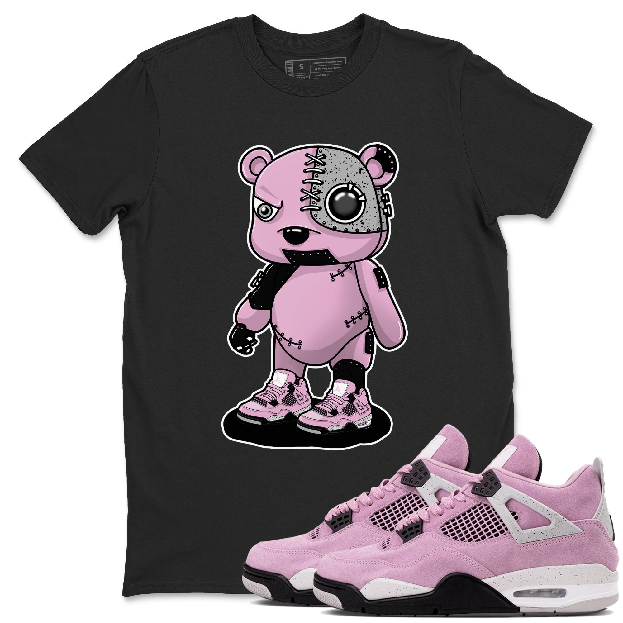 Cyborg Bear snkmatch Tees - Air Jordan 4 Orchid