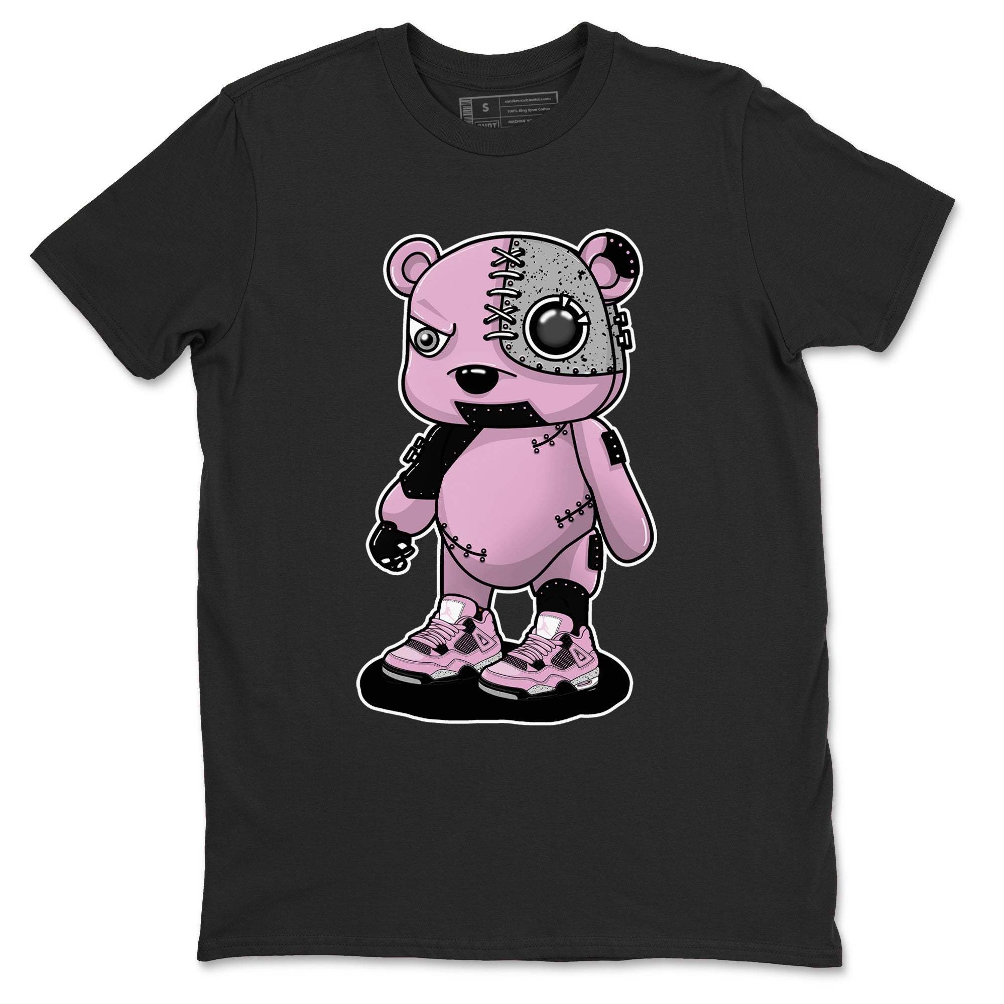 Cyborg Bear snkmatch Tees - Air Jordan 4 Orchid