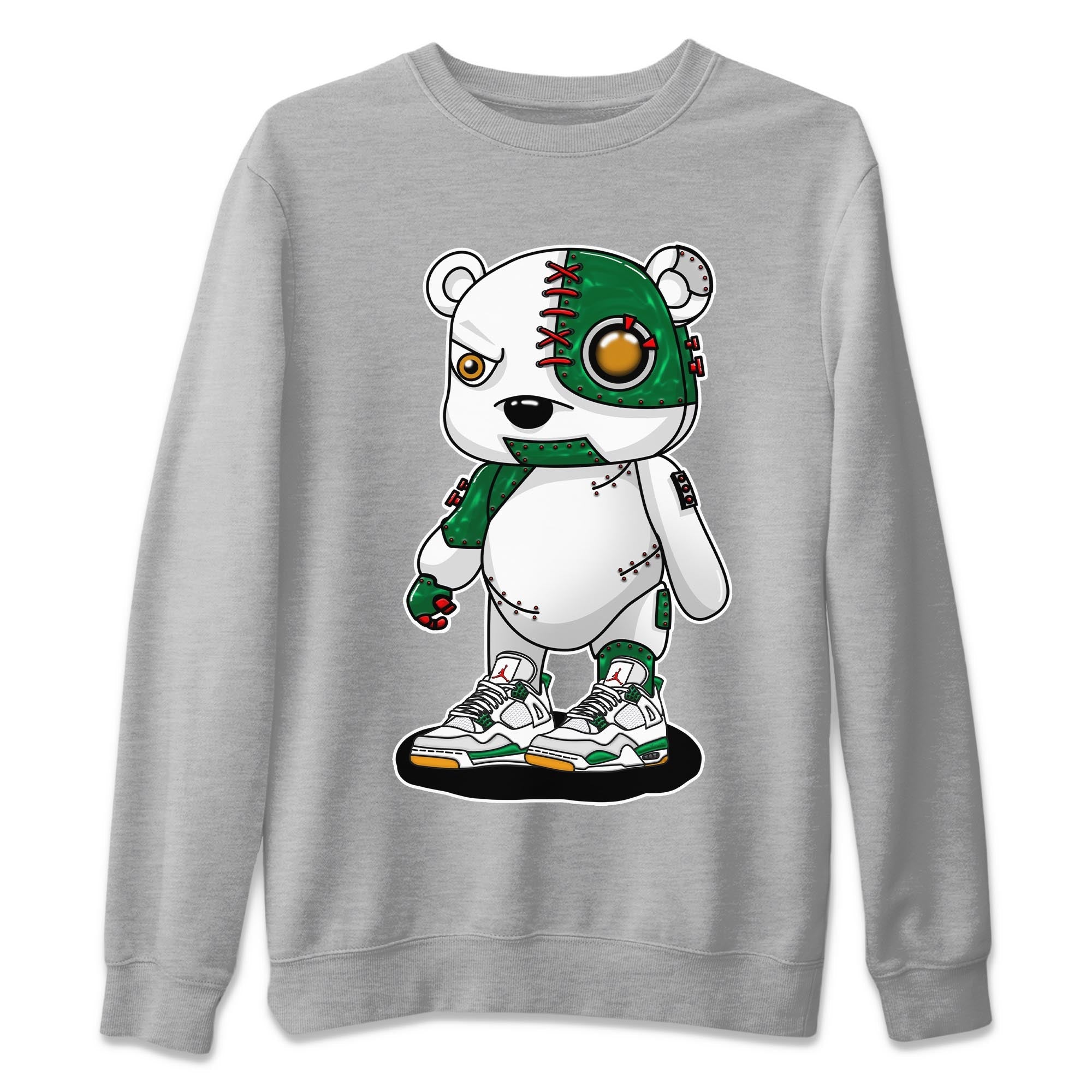 Cyborg Bear Unisex Tops - Air Jordan 4 Pine Green SB
