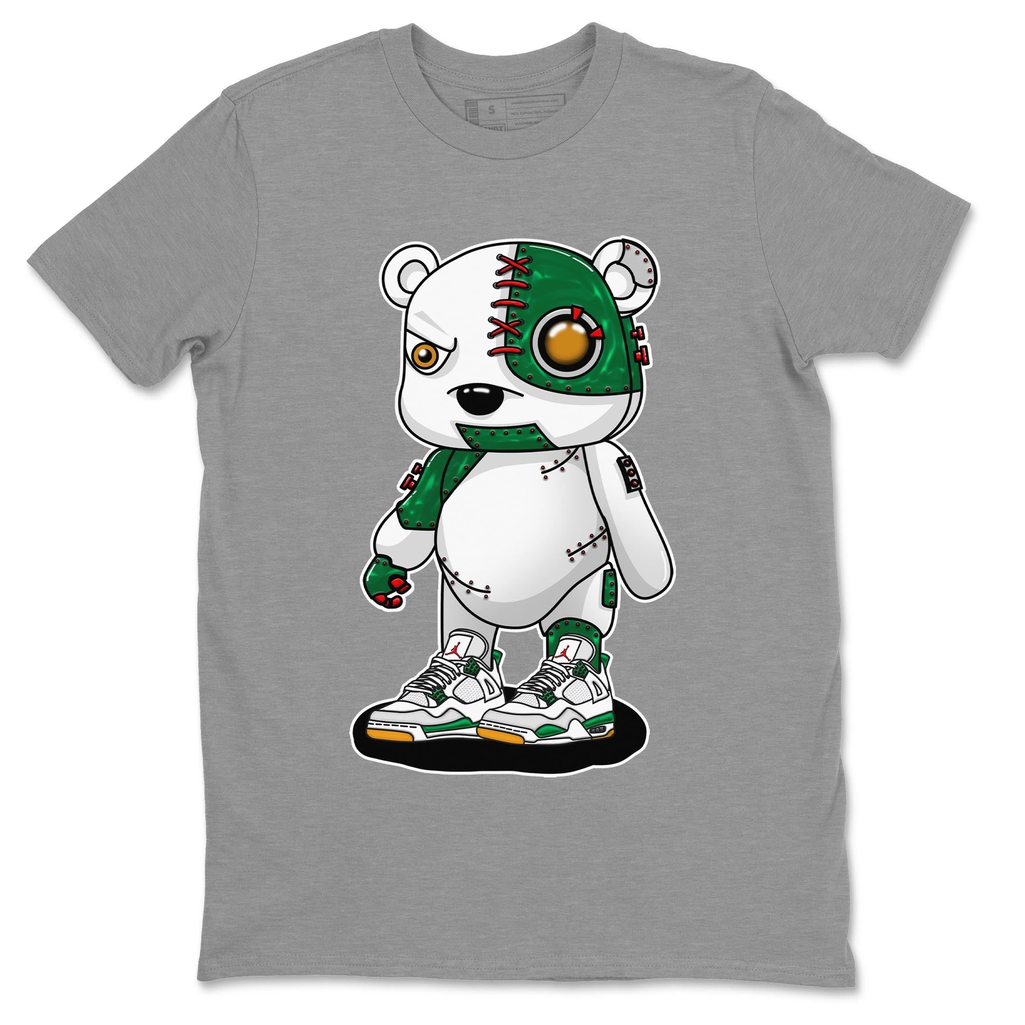 Cyborg Bear Unisex Tops - Air Jordan 4 Pine Green SB