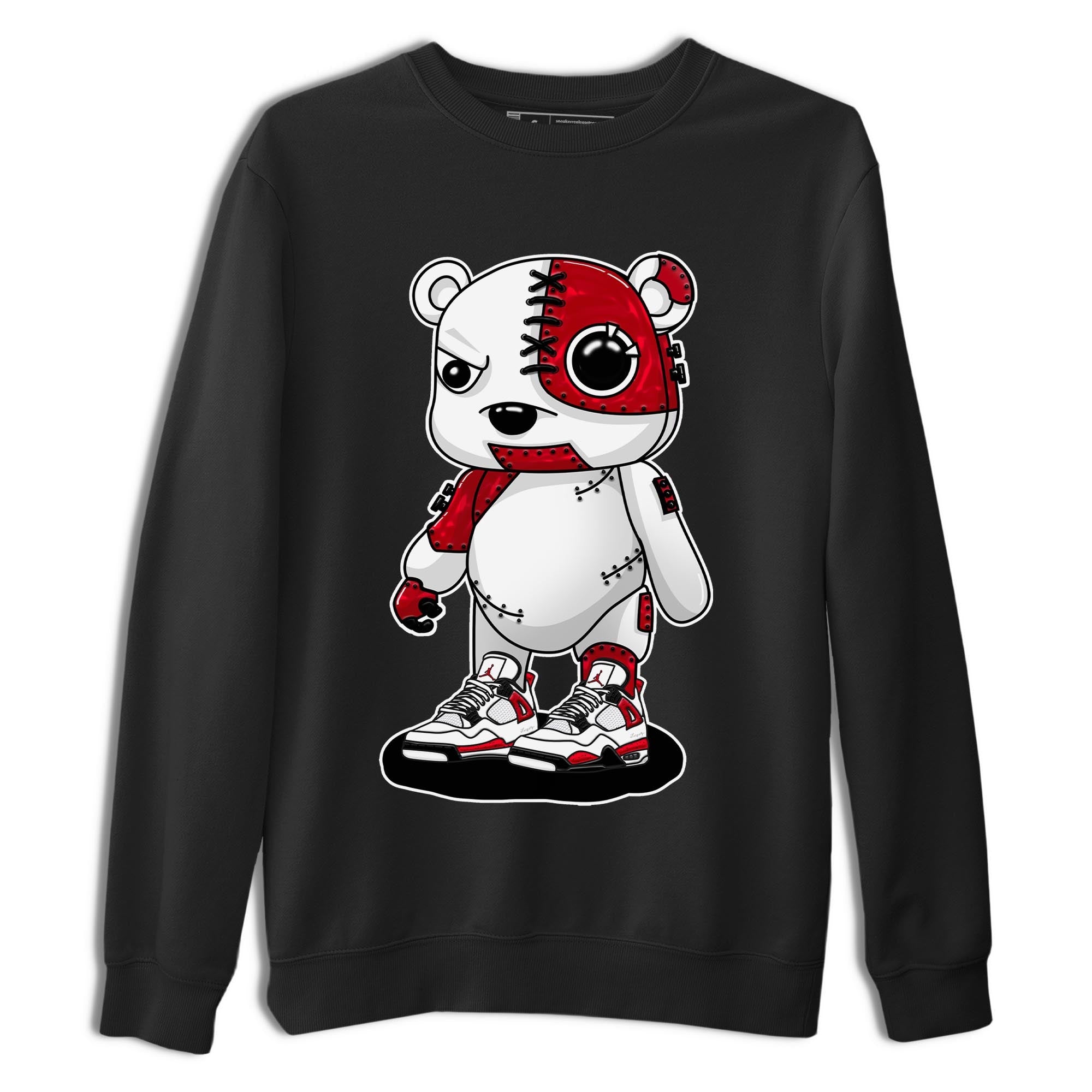 Cyborg Bear snkmatch Tee - Air Jordan 4 Red Cement