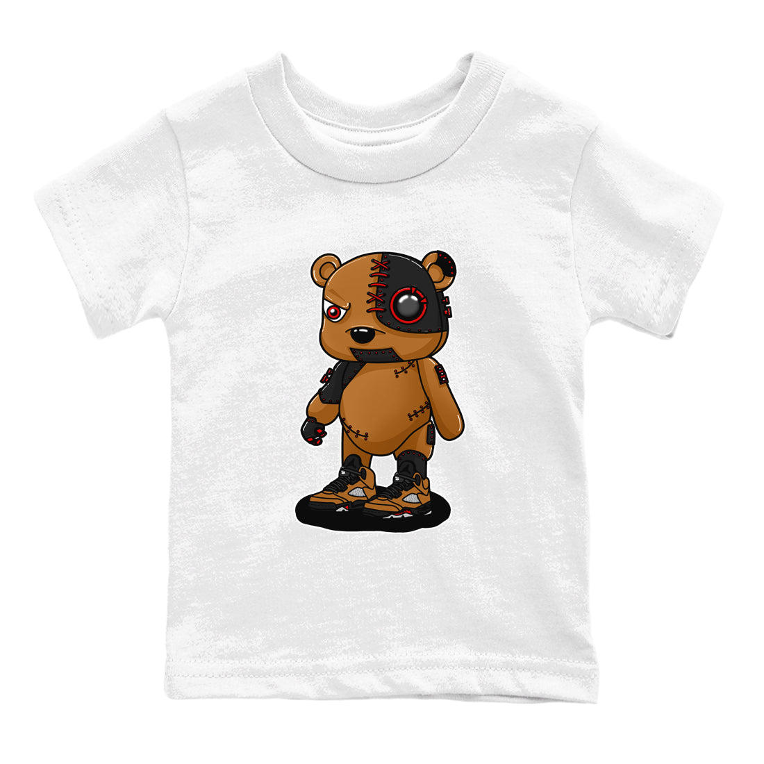 Cyborg Bear snkmatch Tees Kids - Air Jordan 5 Archaeo Brown