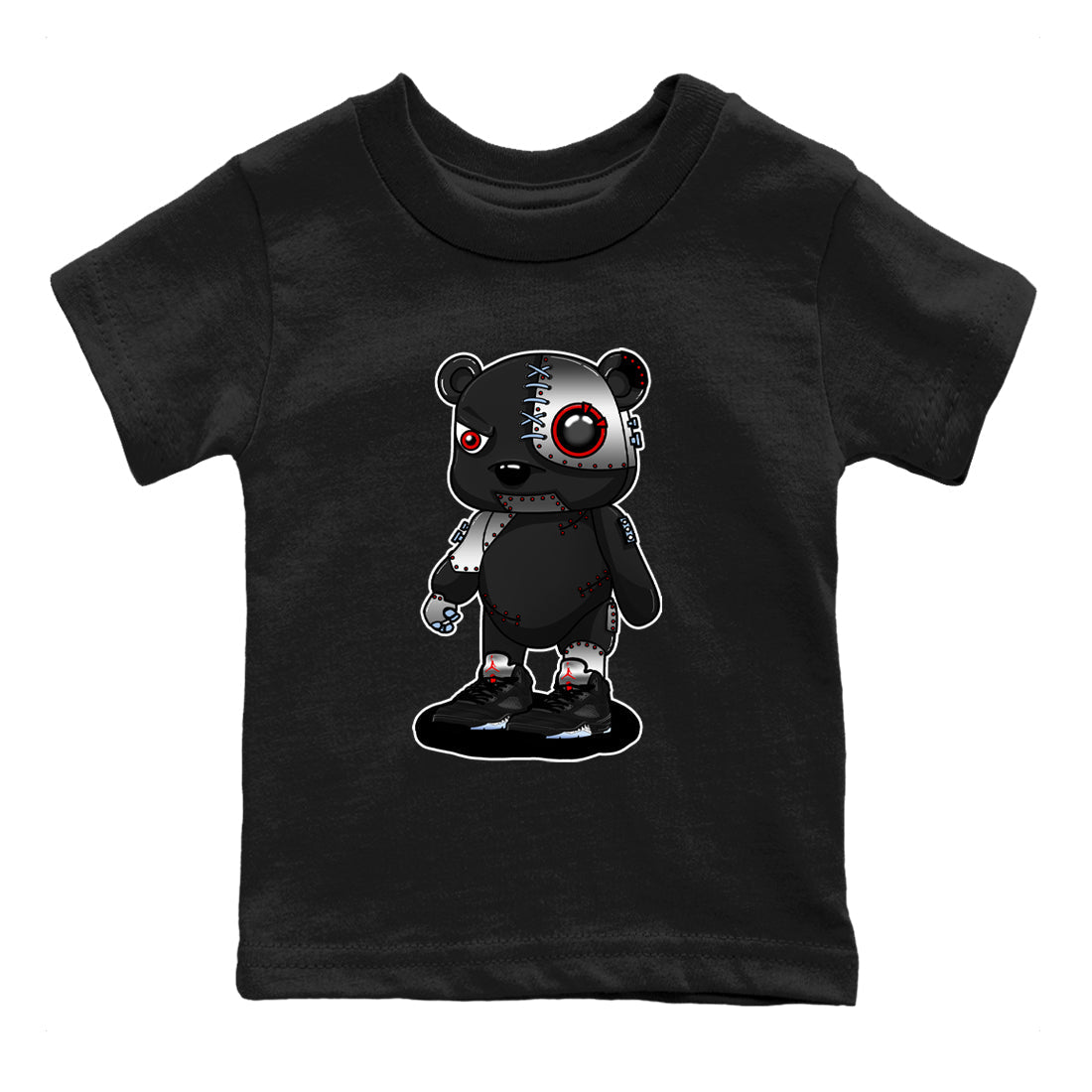 Cyborg Bear snkmatch Tees Kids - Air Jordan 5 Reimagined