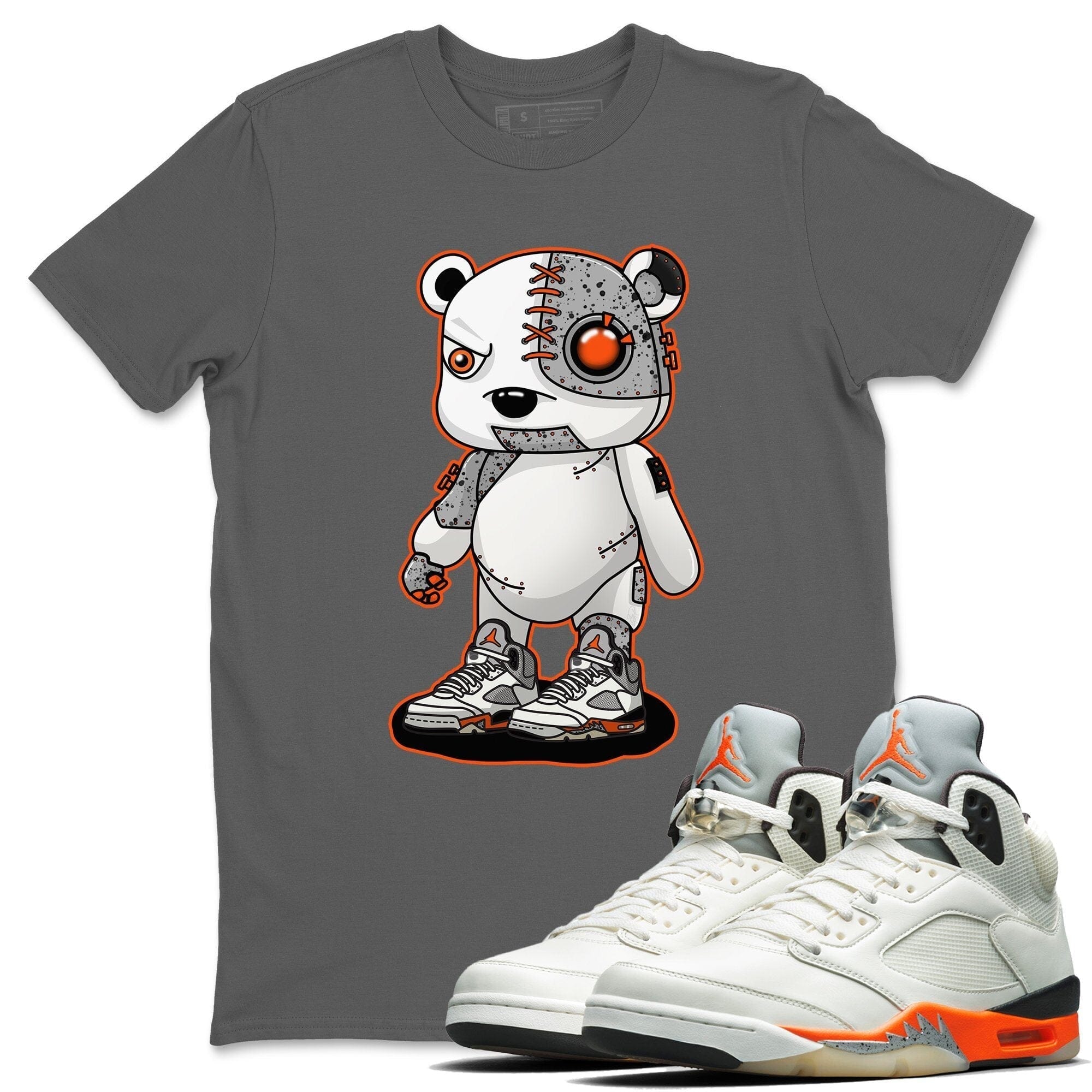Cyborg Bear Unisex Tops - Air Jordan 5 Shattered Backboard