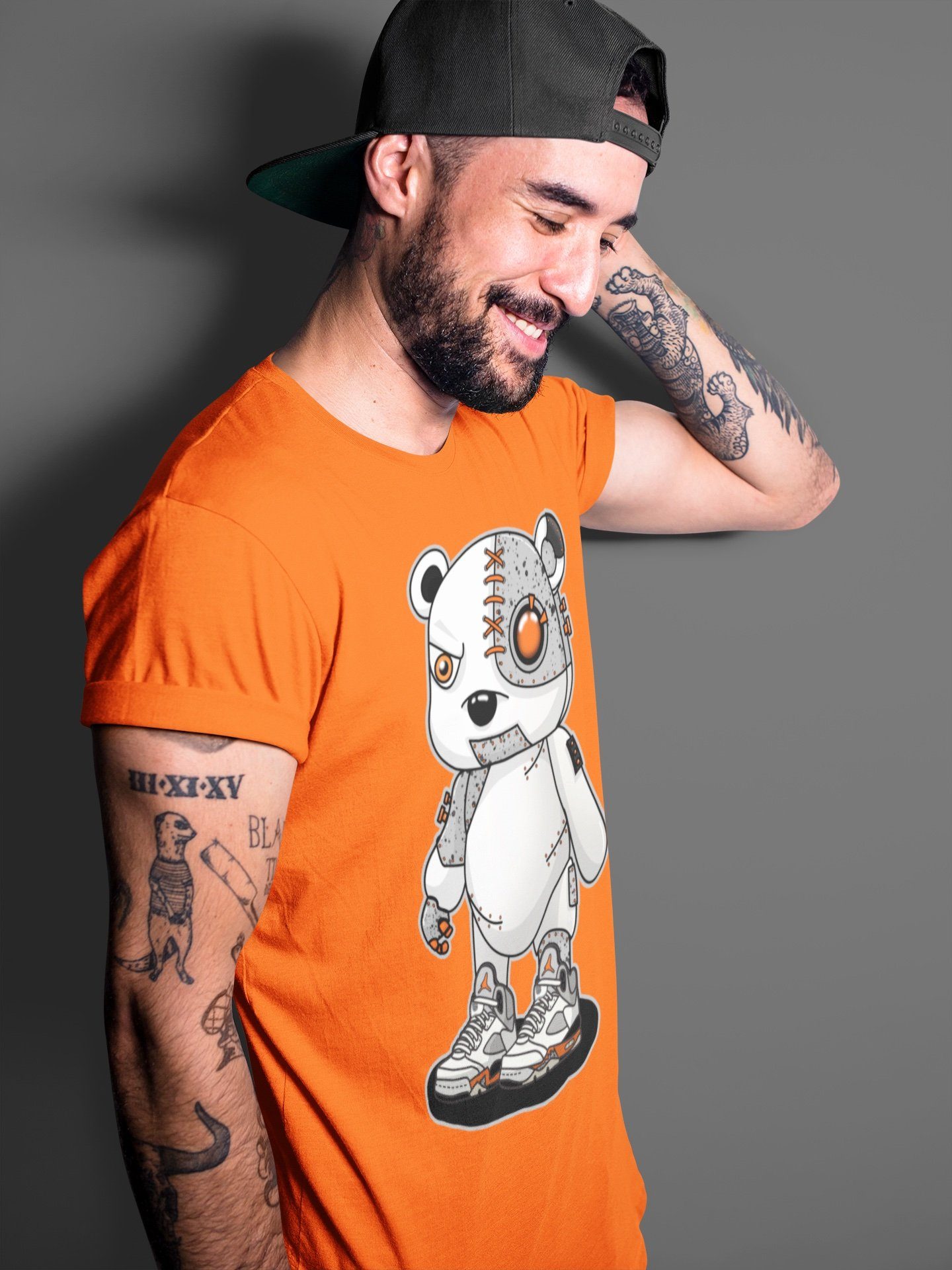 Cyborg Bear Unisex Tops - Air Jordan 5 Shattered Backboard