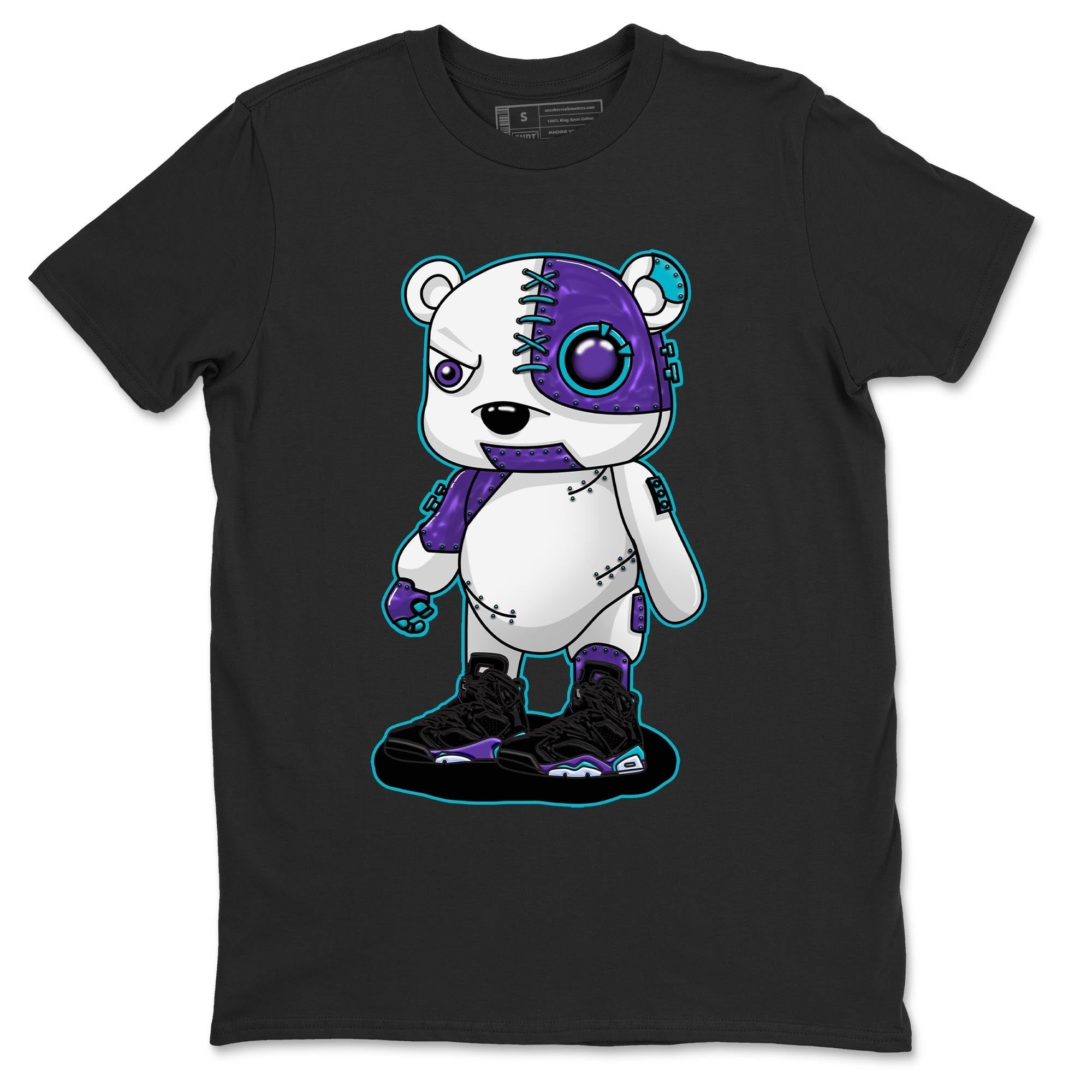 Cyborg Bear snkmatch Tee - Air Jordan 6 Aqua