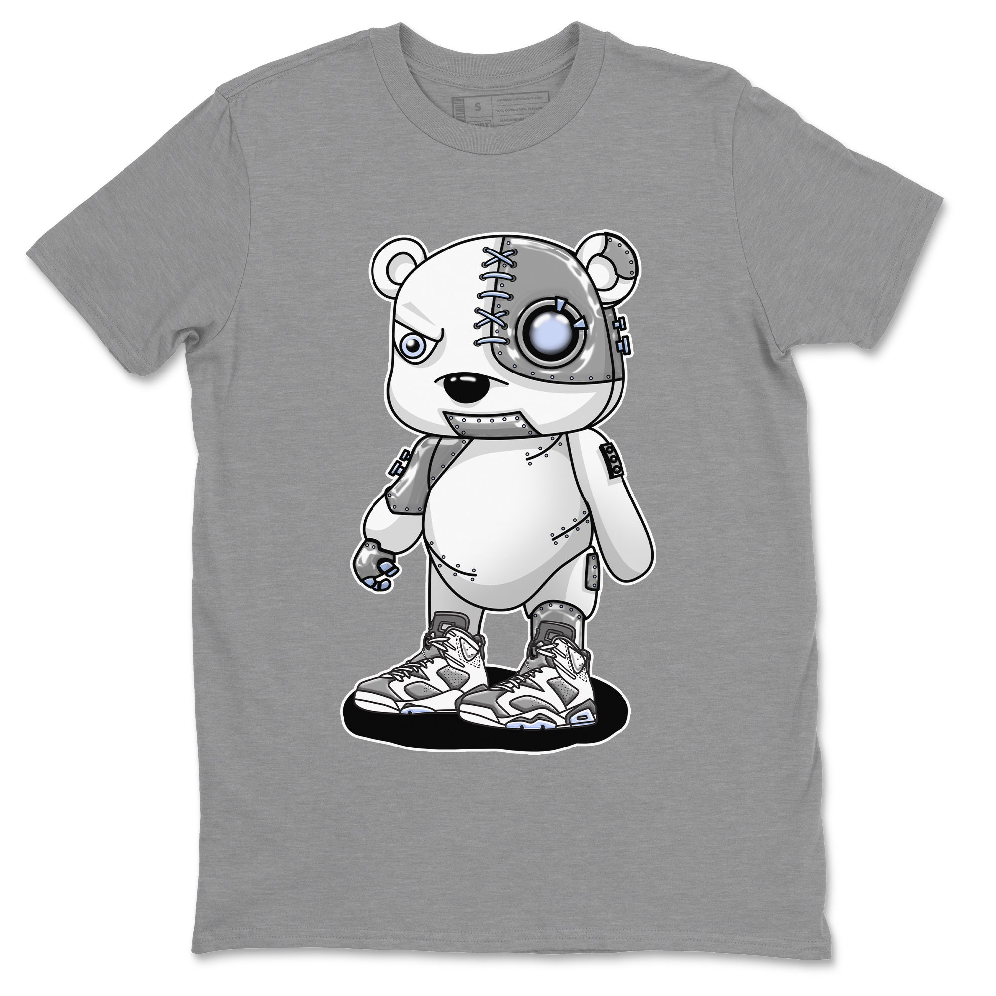 Cyborg Bear Unisex Tops - Air Jordan 6 Cool Grey
