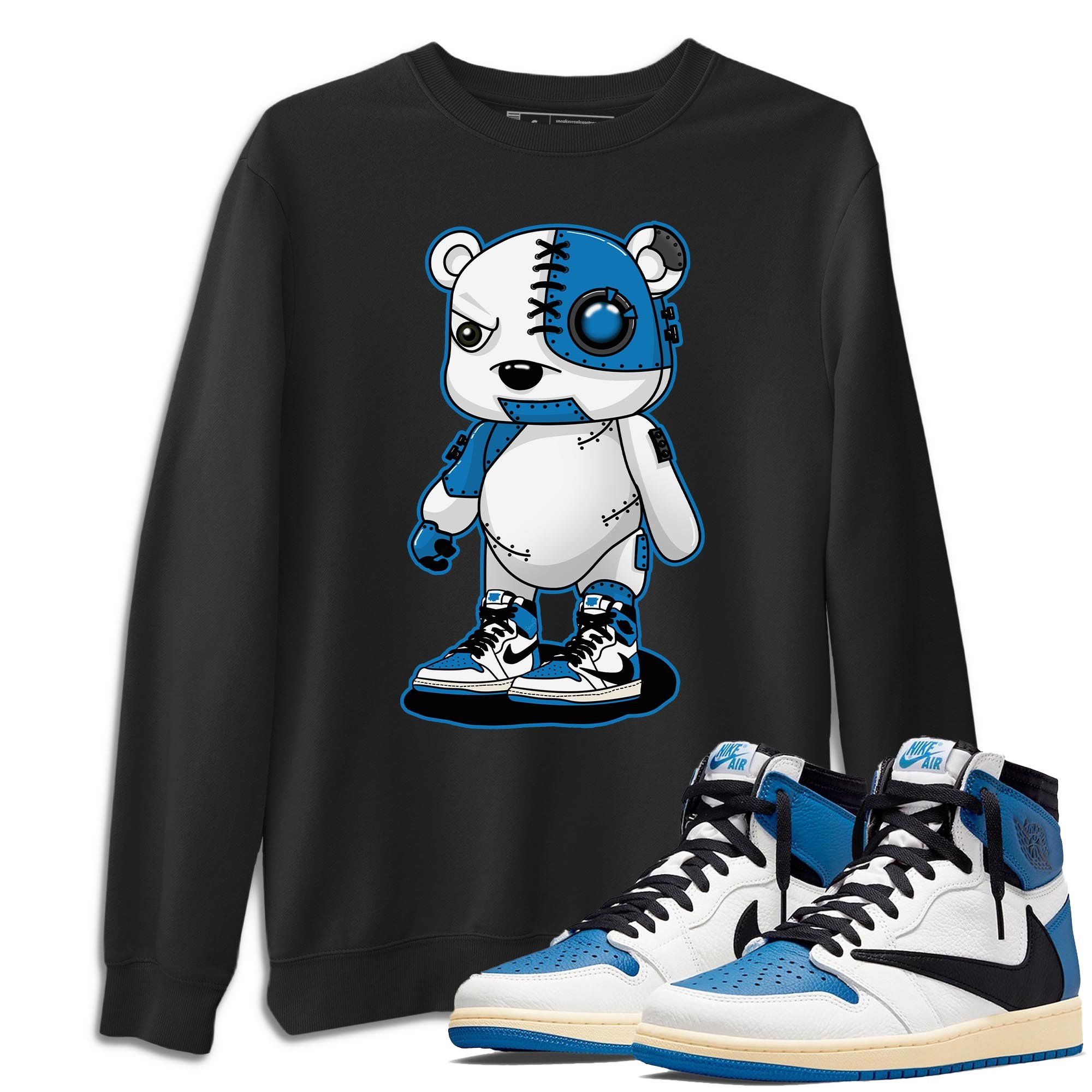 Cyborg Bear Unisex Tops - Air Jordan 1 Travis Scott Fragment