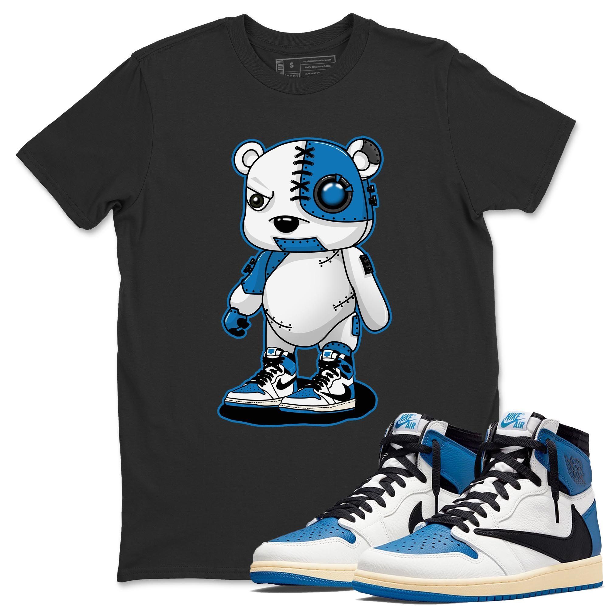 Cyborg Bear Unisex Tops - Air Jordan 1 Travis Scott Fragment
