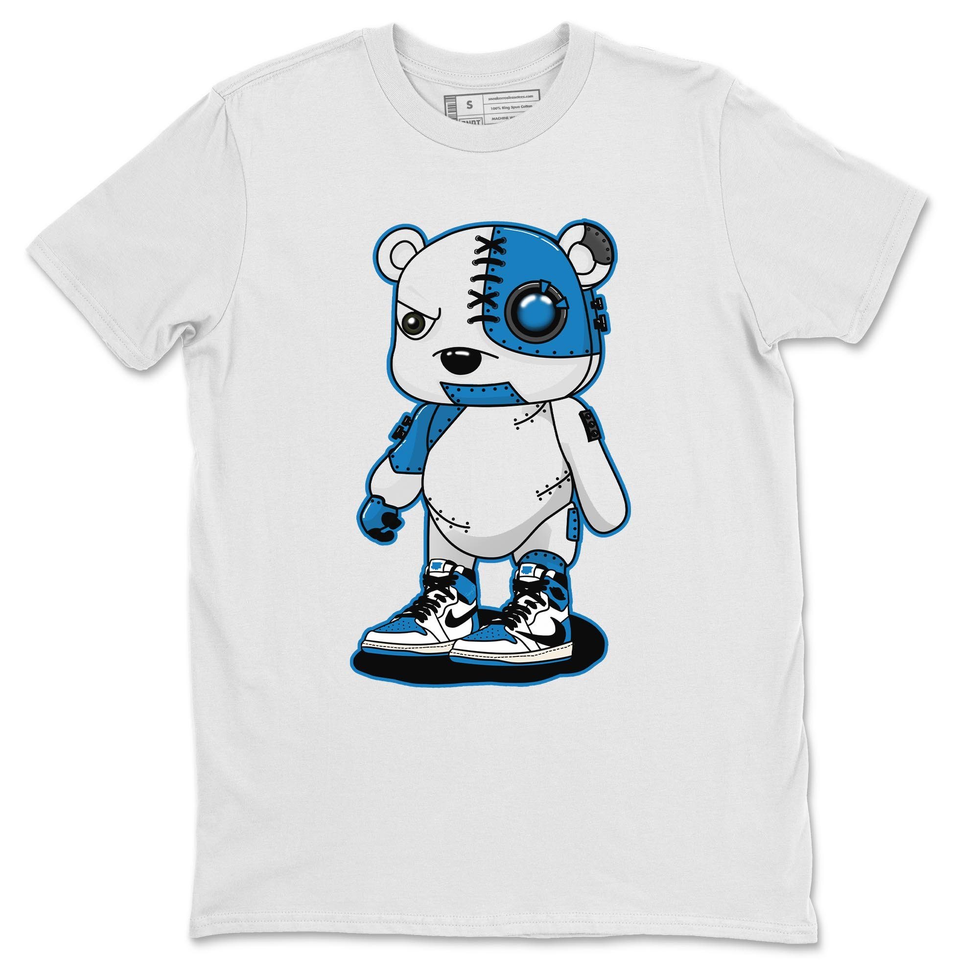 Cyborg Bear Unisex Tops - Air Jordan 1 Travis Scott Fragment