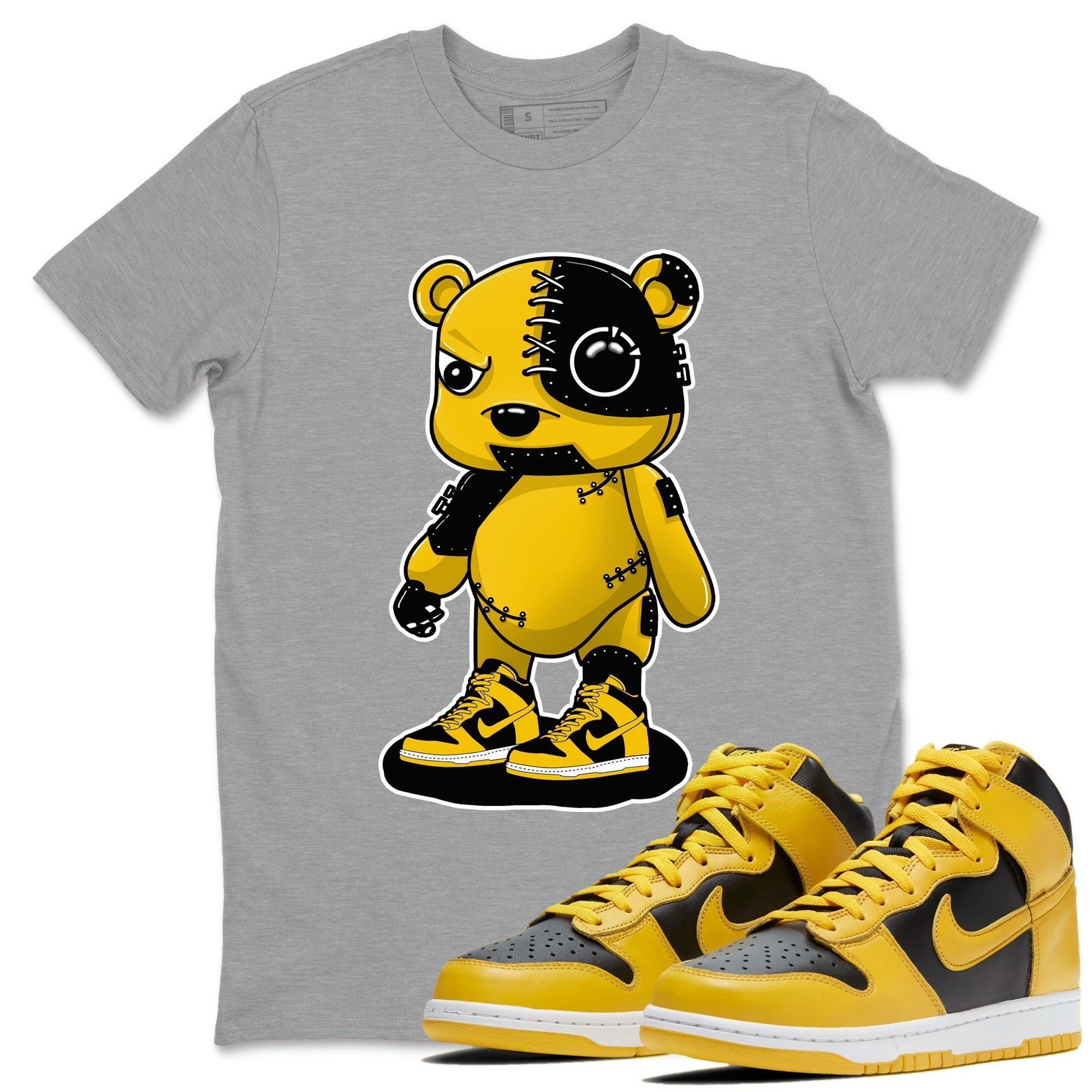 Cyborg Bear snkmatch Tees - Dunk High Pollen