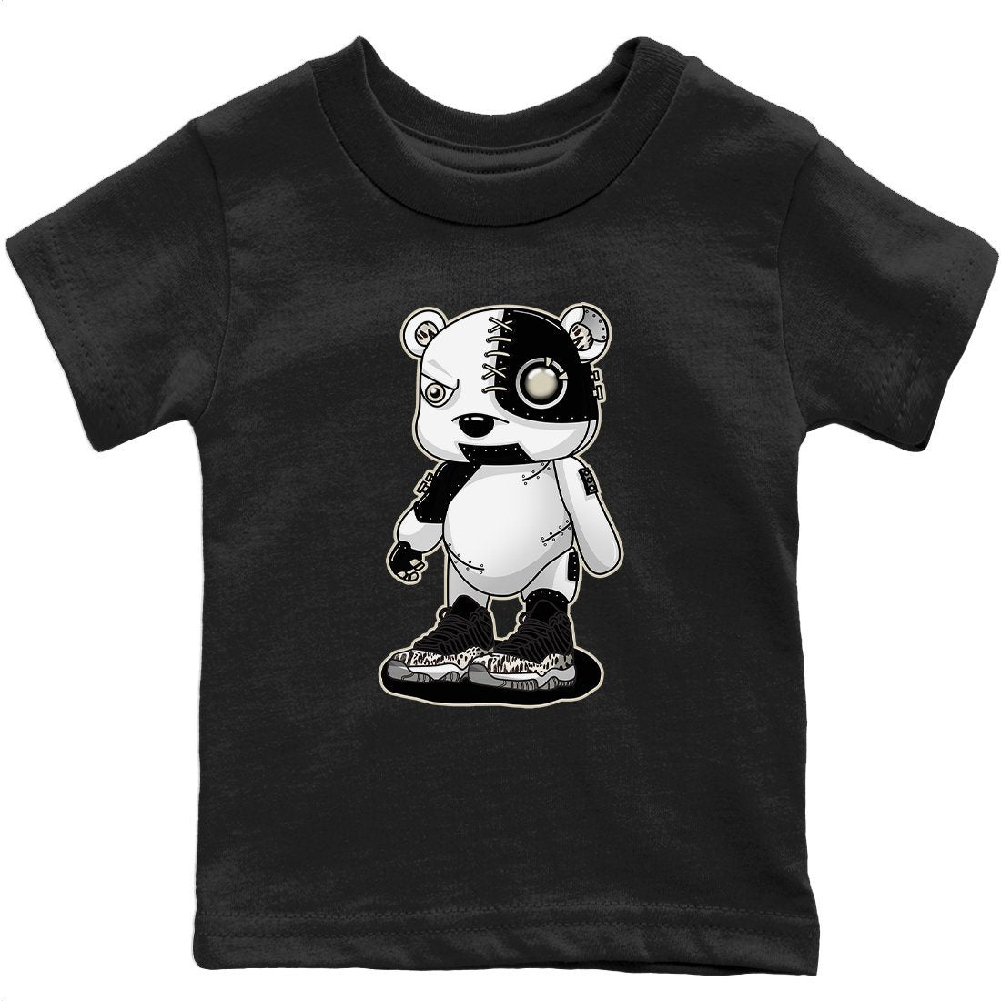 Cyborg Bear Kids Tops - Air Jordan 11 Animal Instinct